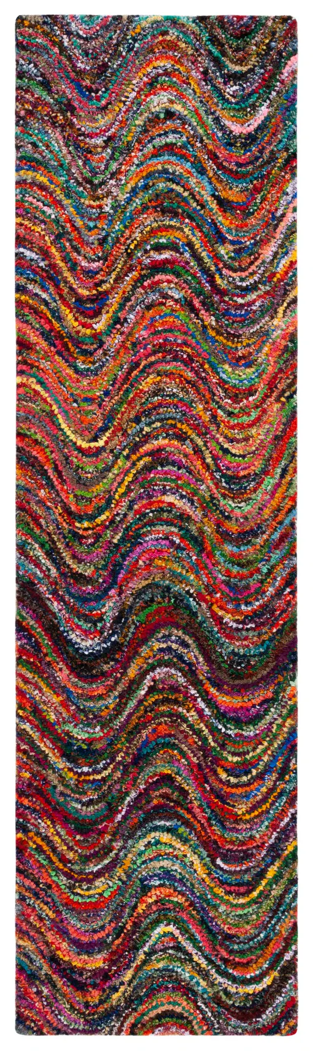 Nantucket Wave Hand-Tufted Cotton Rug