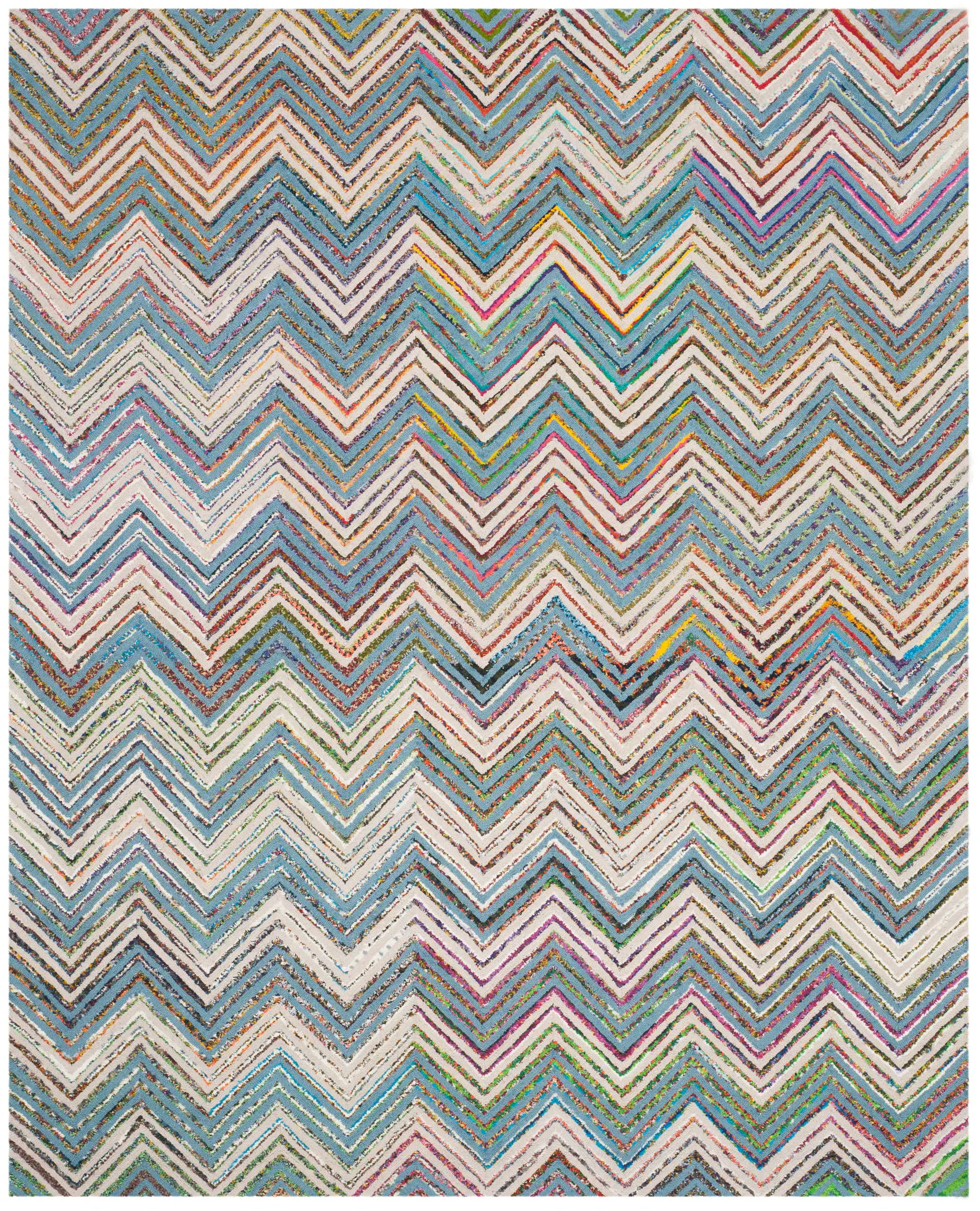 Nantucket Chevron Stripe Hand-Tufted Rug