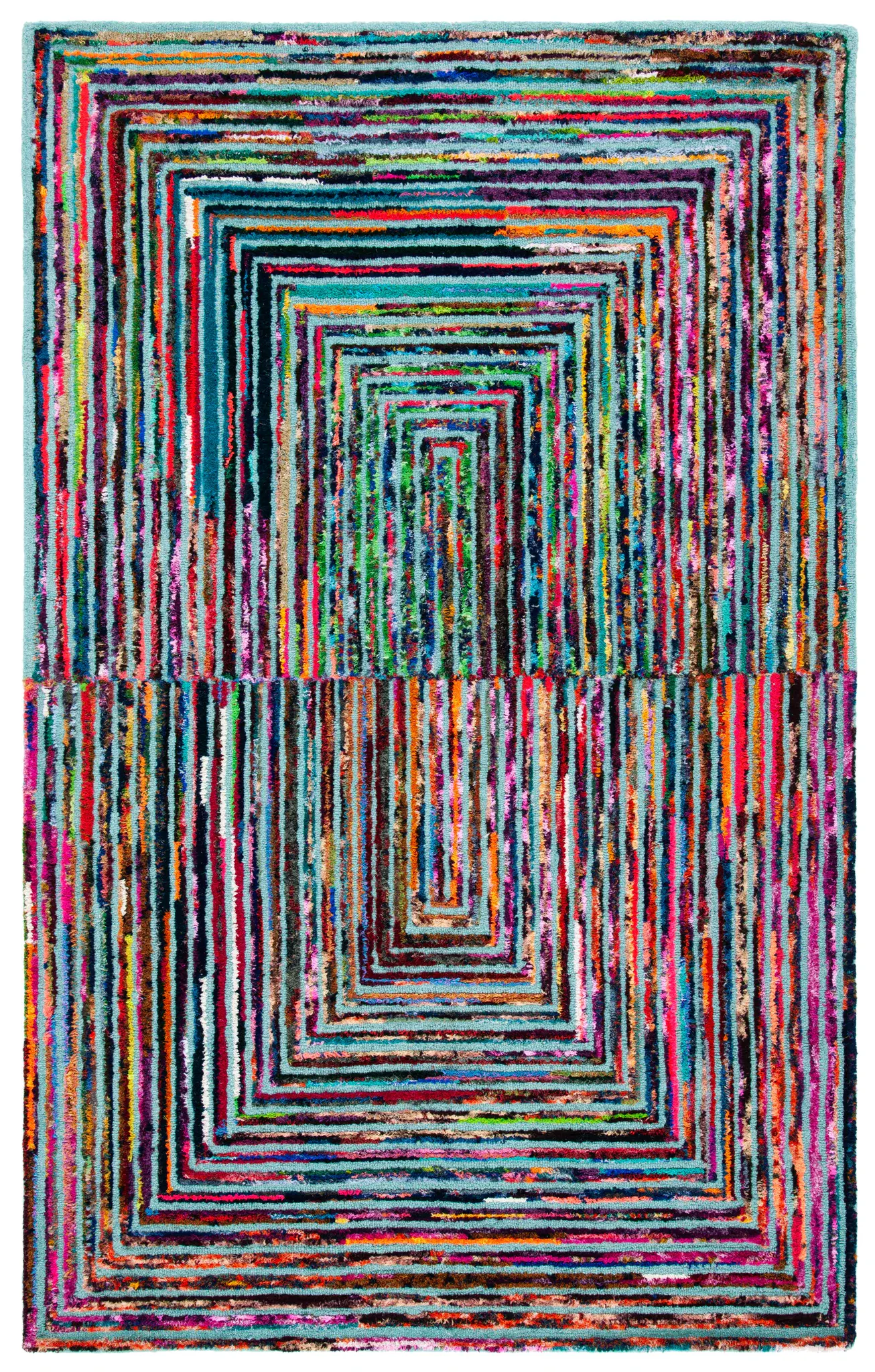 Nantucket Concentric Stripe Hand-Tufted Rug