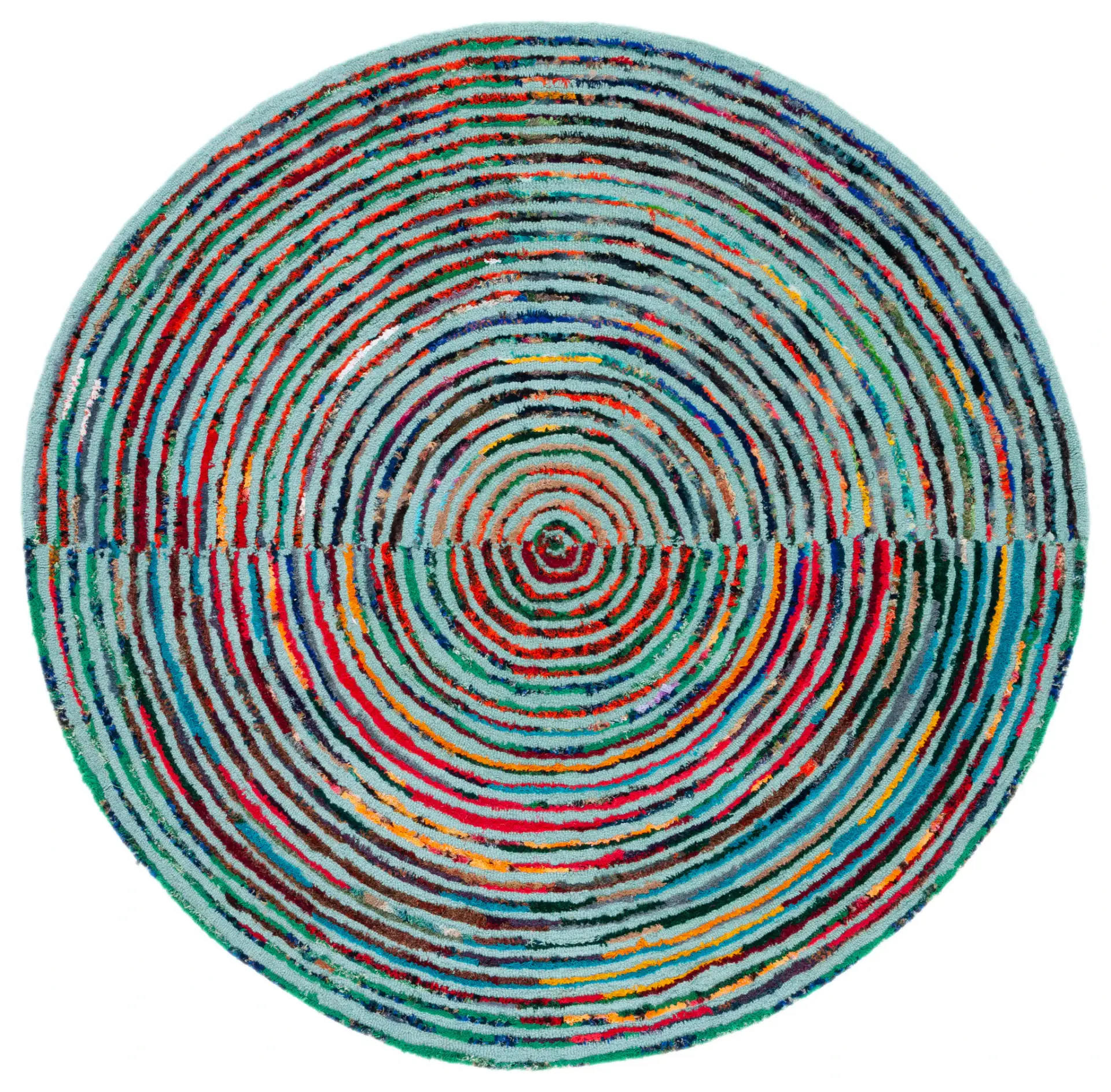 Nantucket Concentric Stripe Hand-Tufted Rug
