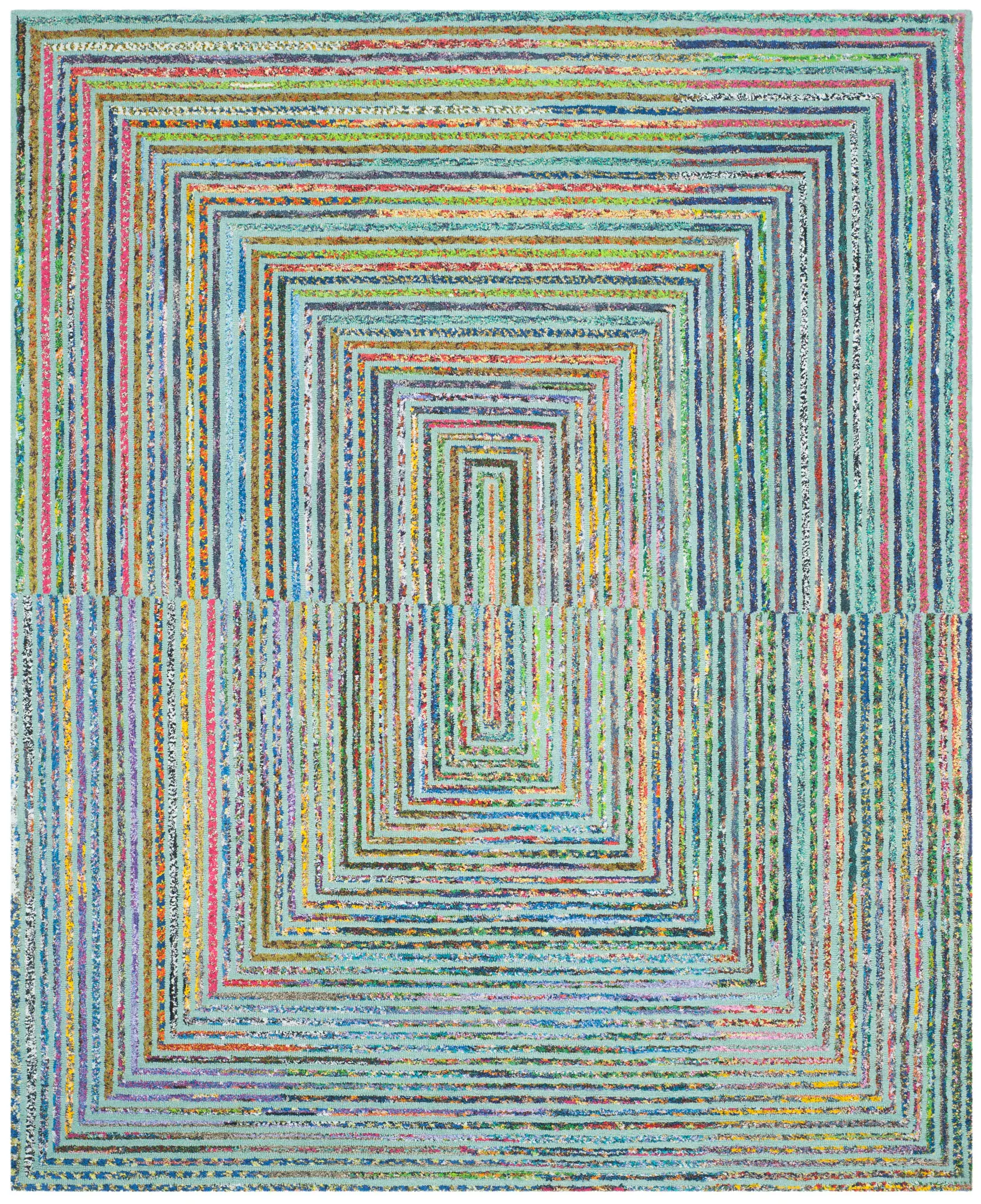 Nantucket Concentric Stripe Hand-Tufted Rug