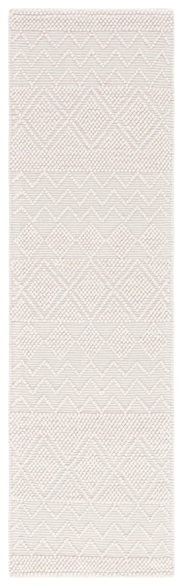Natura Banded Diamond Hand-Tufted Wool Rug