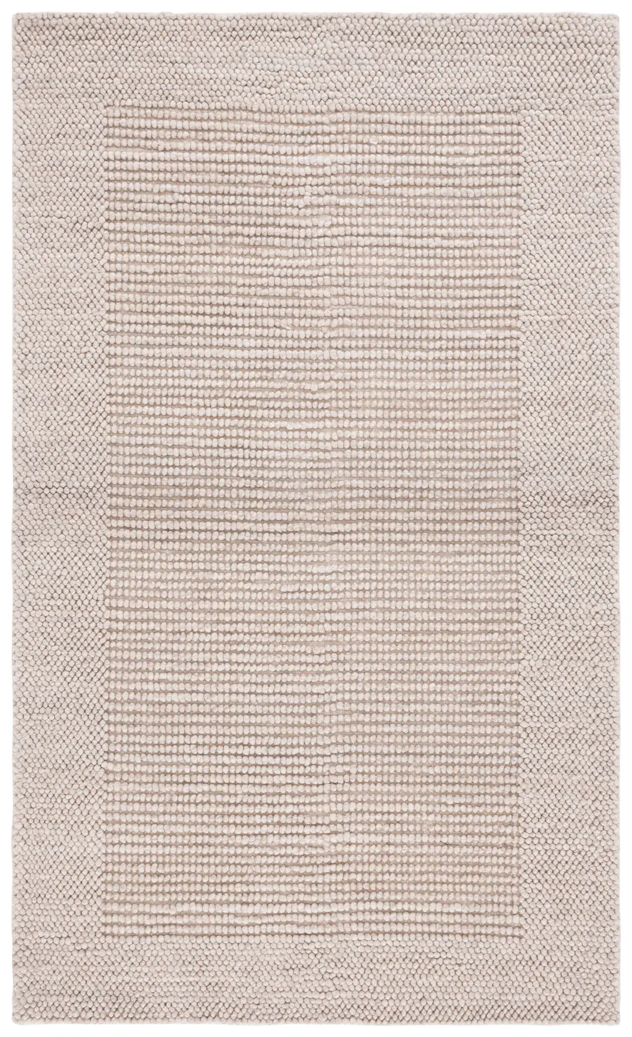 Natural Fiber Natura Bordered Loop Hand-Woven Rug