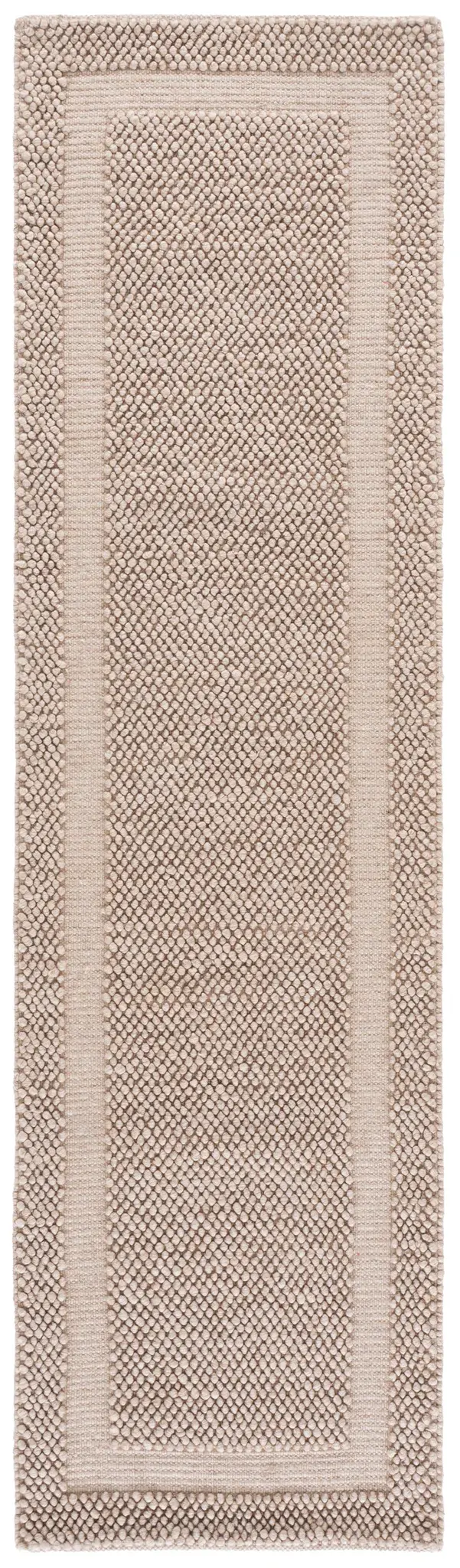 Natura Pebbled Border Hand-Woven Rug