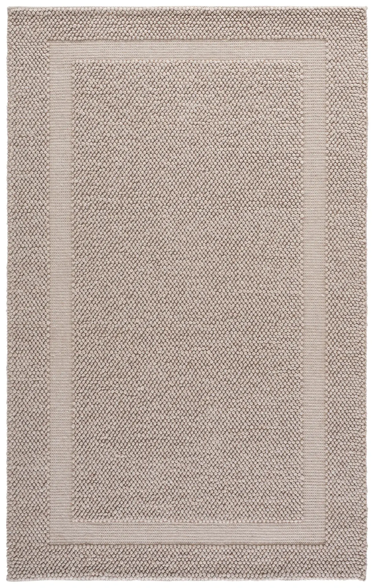 Natura Pebbled Border Hand-Woven Rug