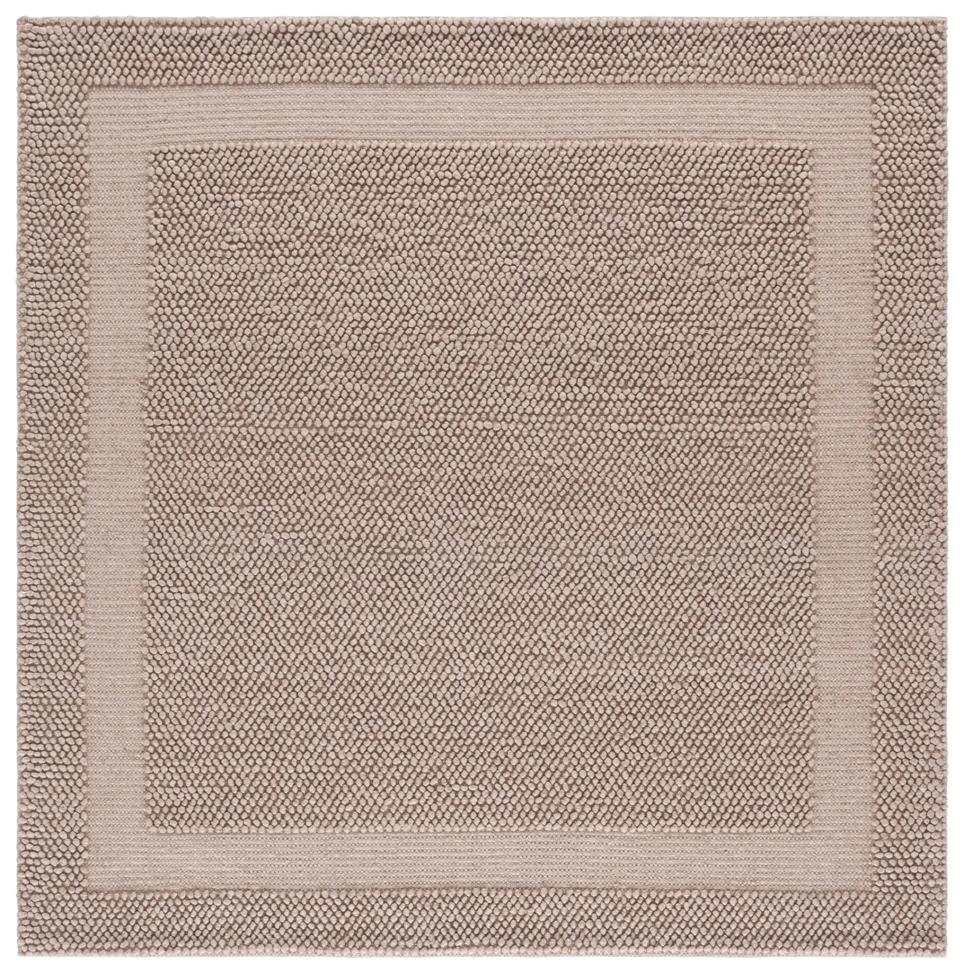 Natura Pebbled Border Hand-Woven Rug
