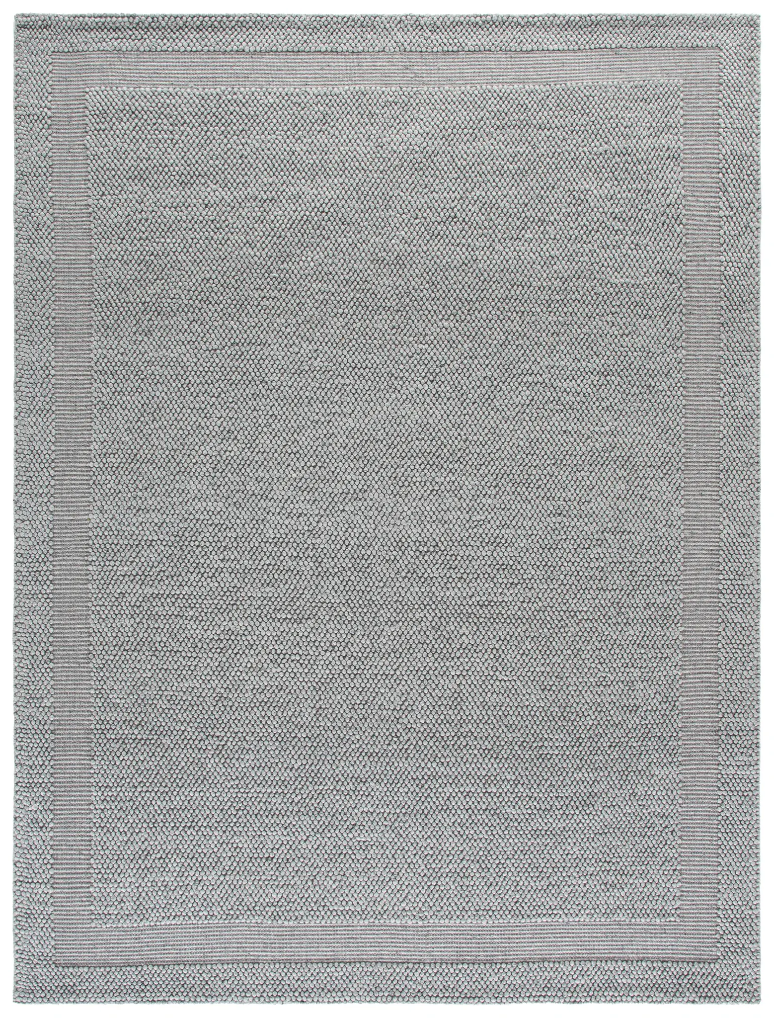 Natura Pebbled Border Hand-Woven Rug