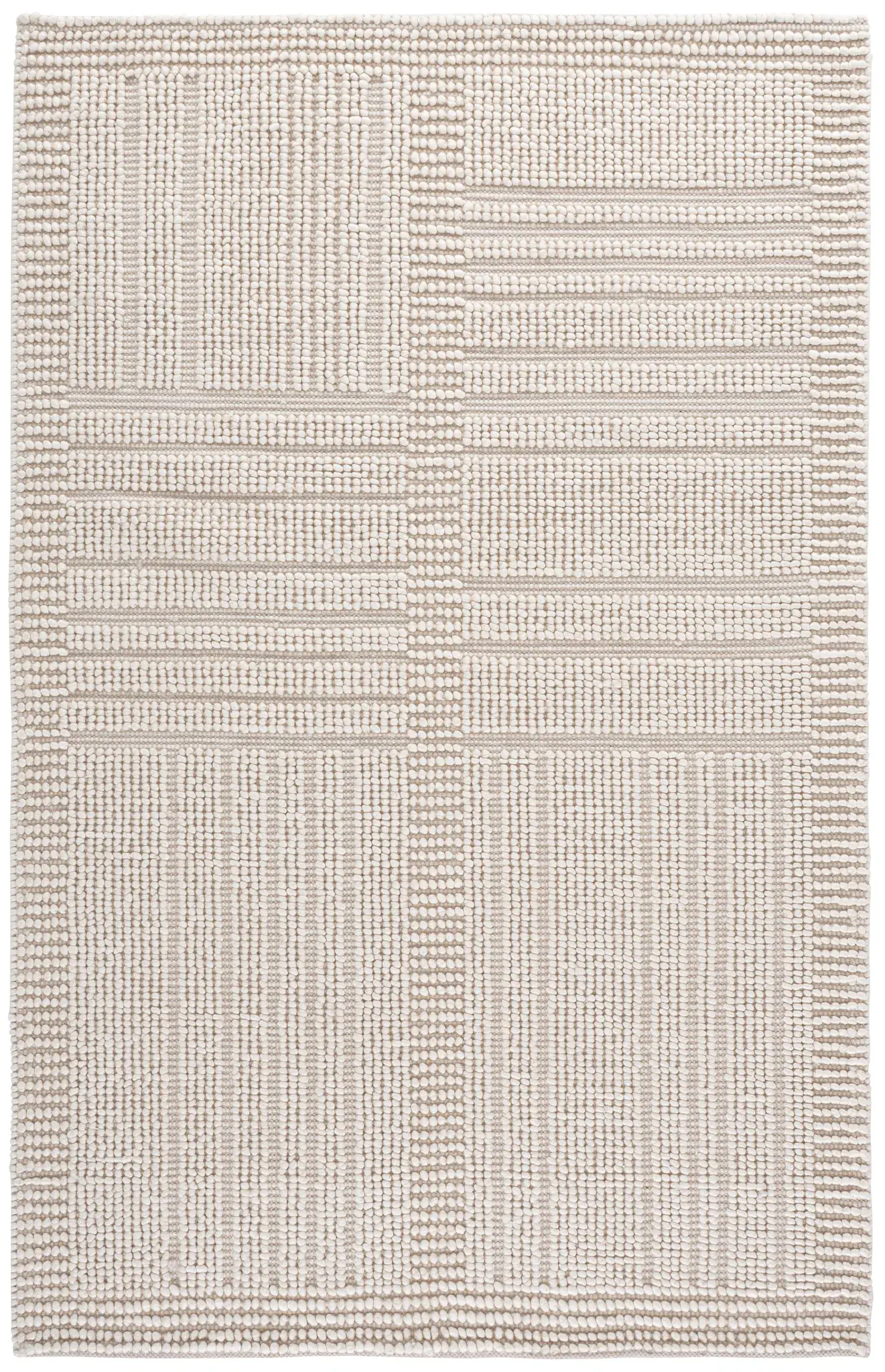 Natura Block Stripe Hand-Woven Rug