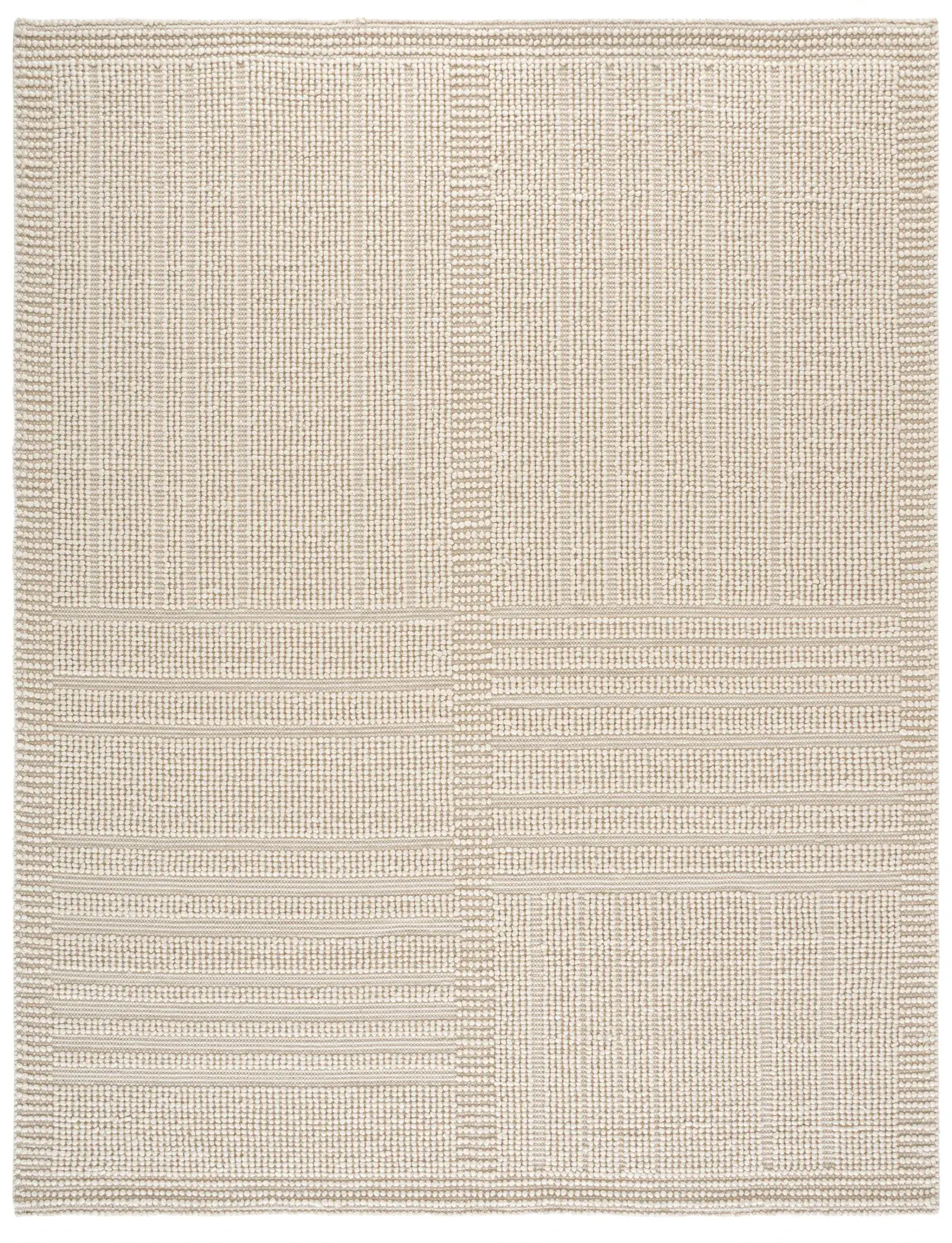Natura Block Stripe Hand-Woven Rug