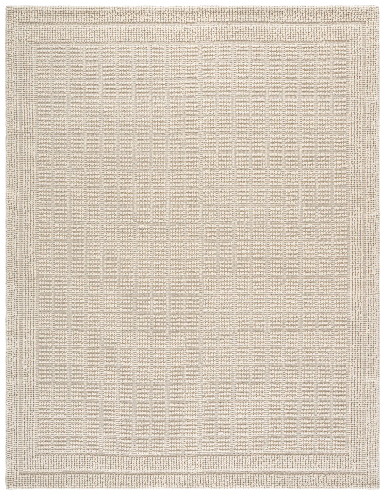 Natura Textured Grid Hand-Woven Rug