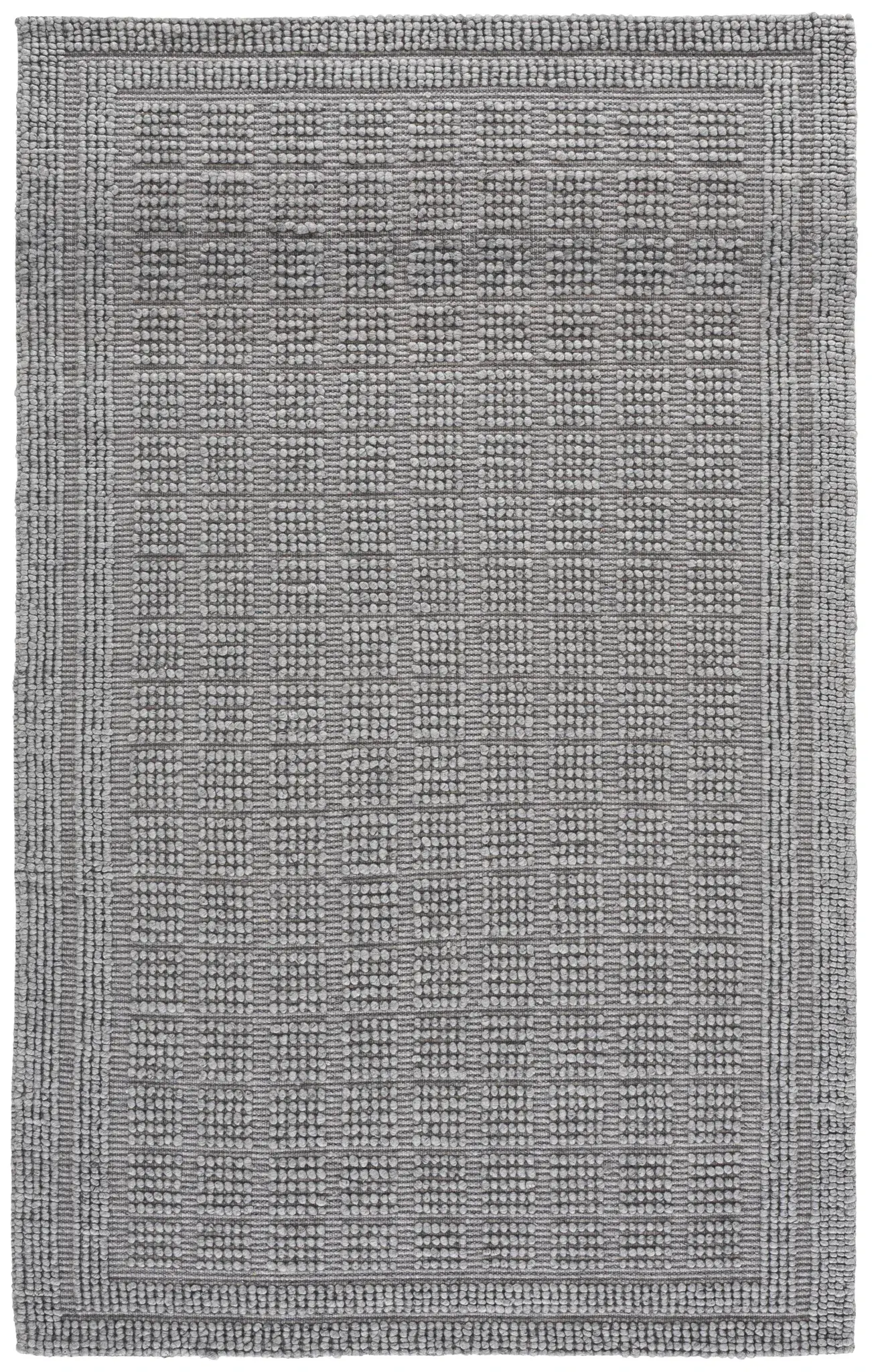 Natura Textured Grid Hand-Woven Rug
