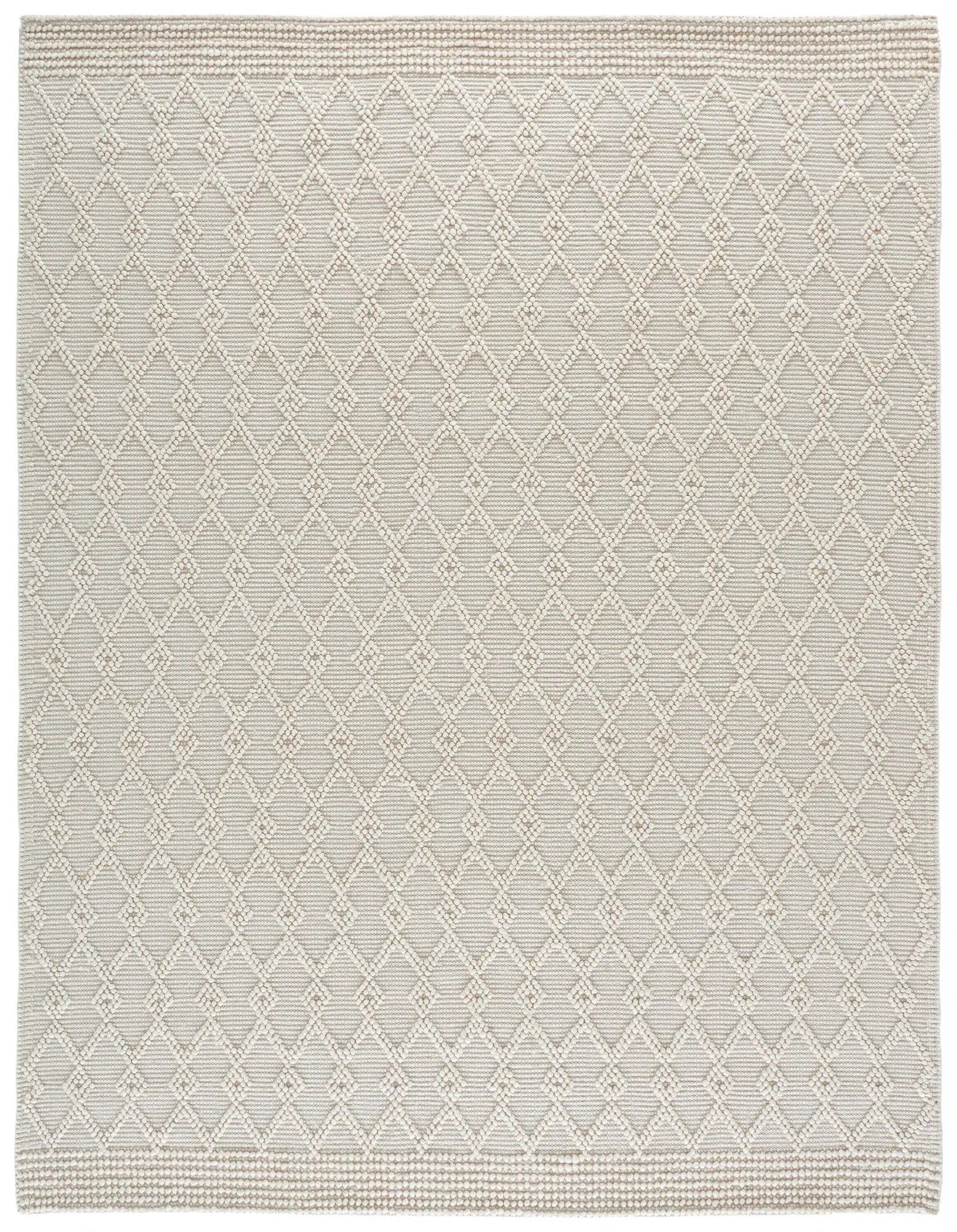 Natura Diamond Lattice Hand-Woven Rug