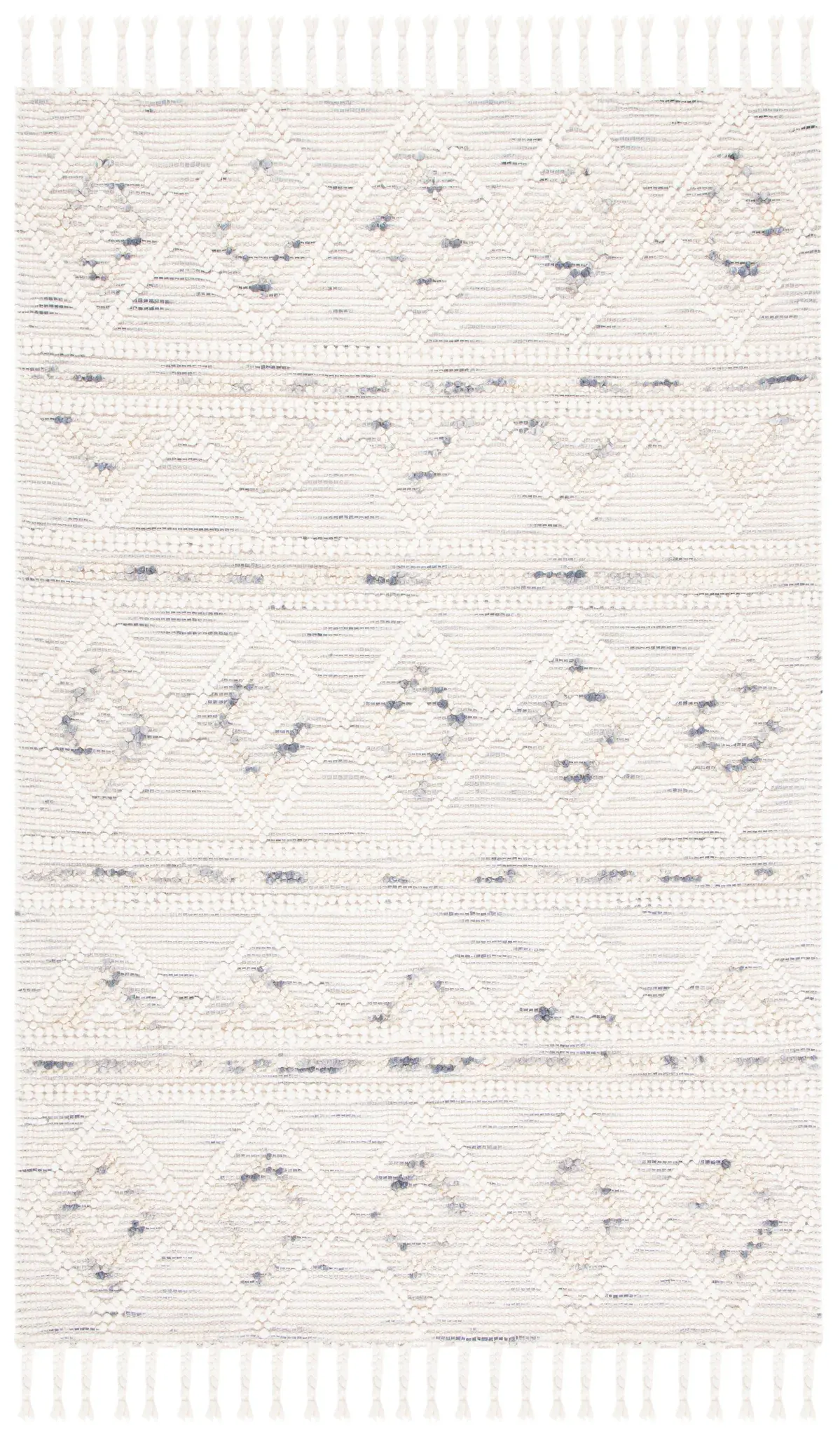 Natura Diamond Banded Hand-Loomed Rug