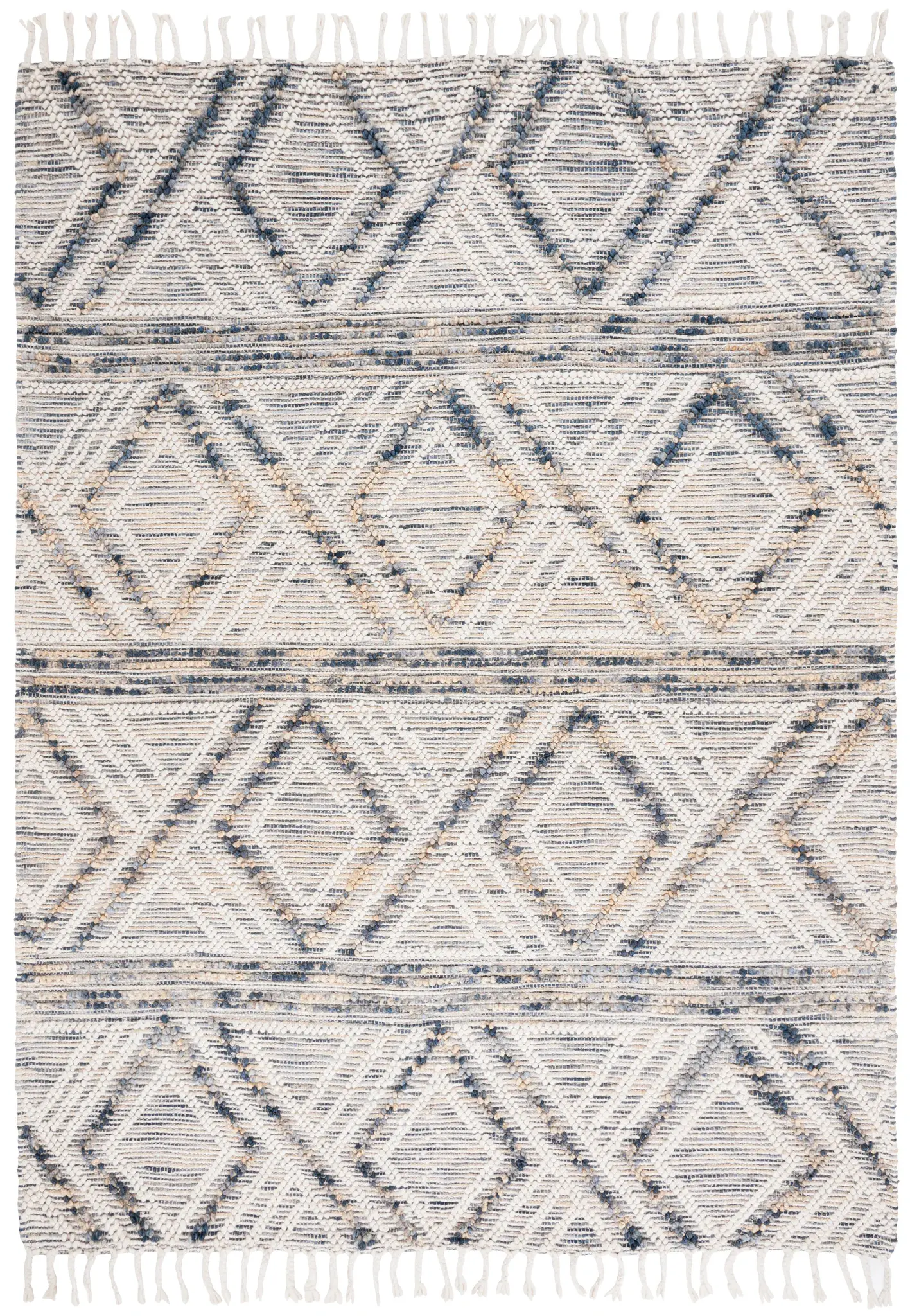 Natura Textured Diamond Hand-Loomed Rug