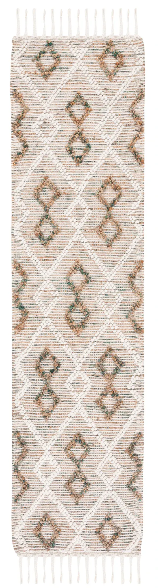 Natura Boho Diamond Trellis Hand-Loomed Rug
