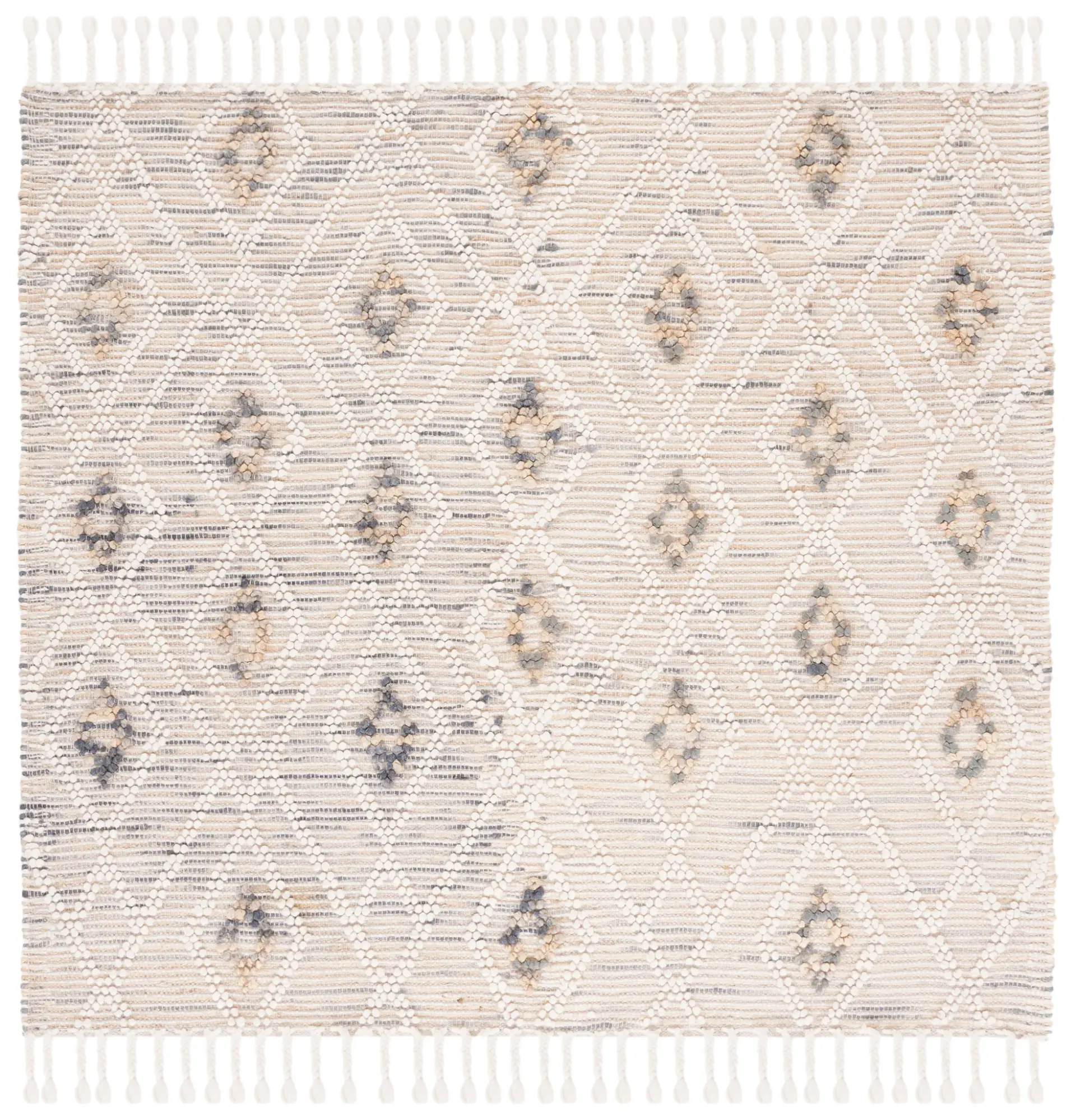 Natura Textured Diamond Trellis Hand-Loomed Rug