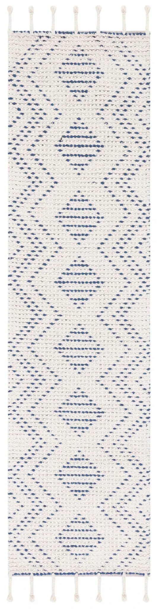 Natura Dotted Diamond Hand-Loomed Wool Rug