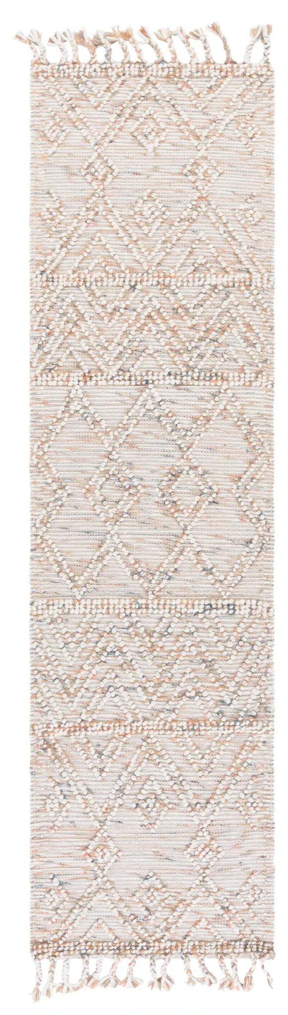Natura Diamond Tassel Hand-Loomed Wool Rug