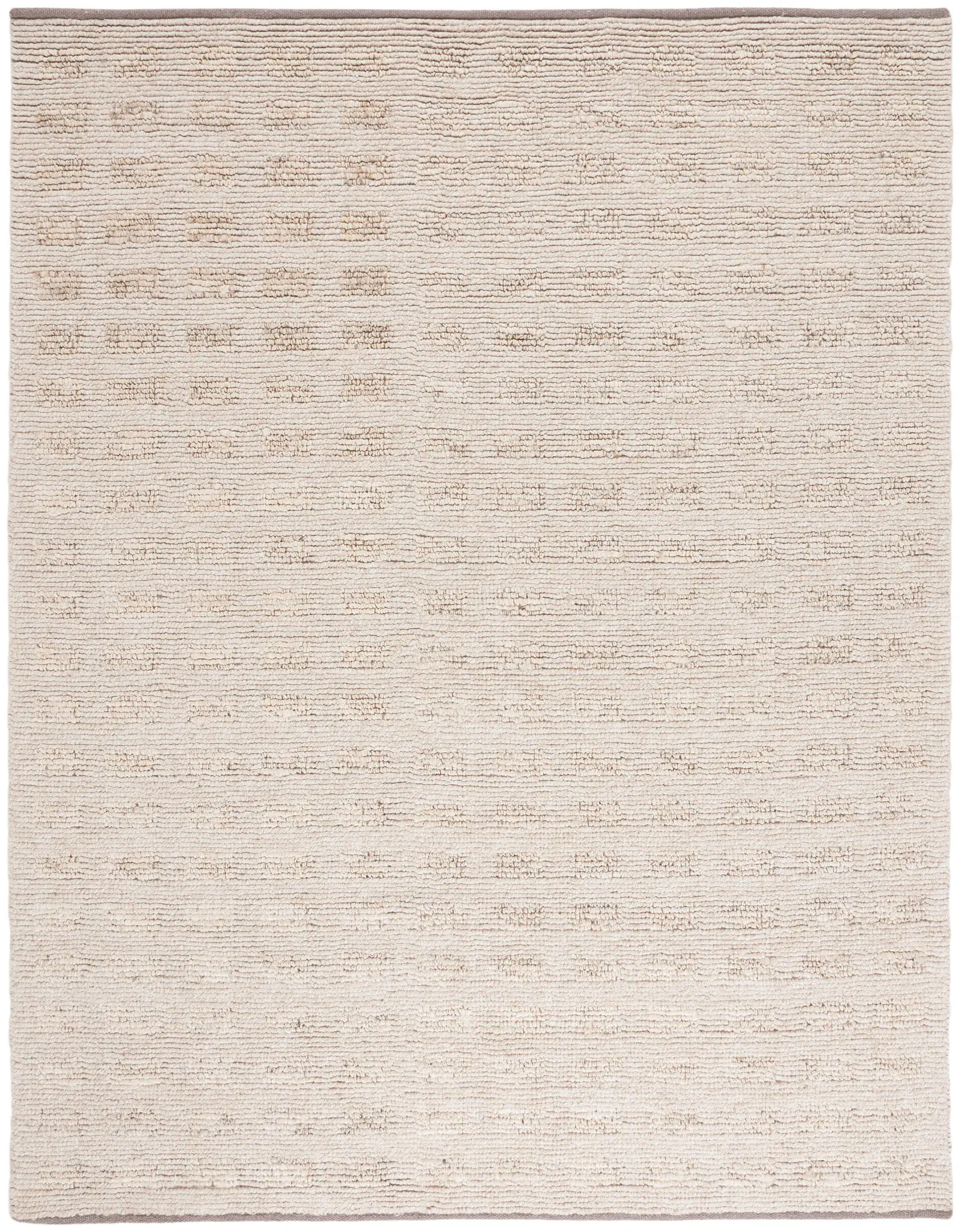 Natura Ribbed Grid Hand-Woven Rug