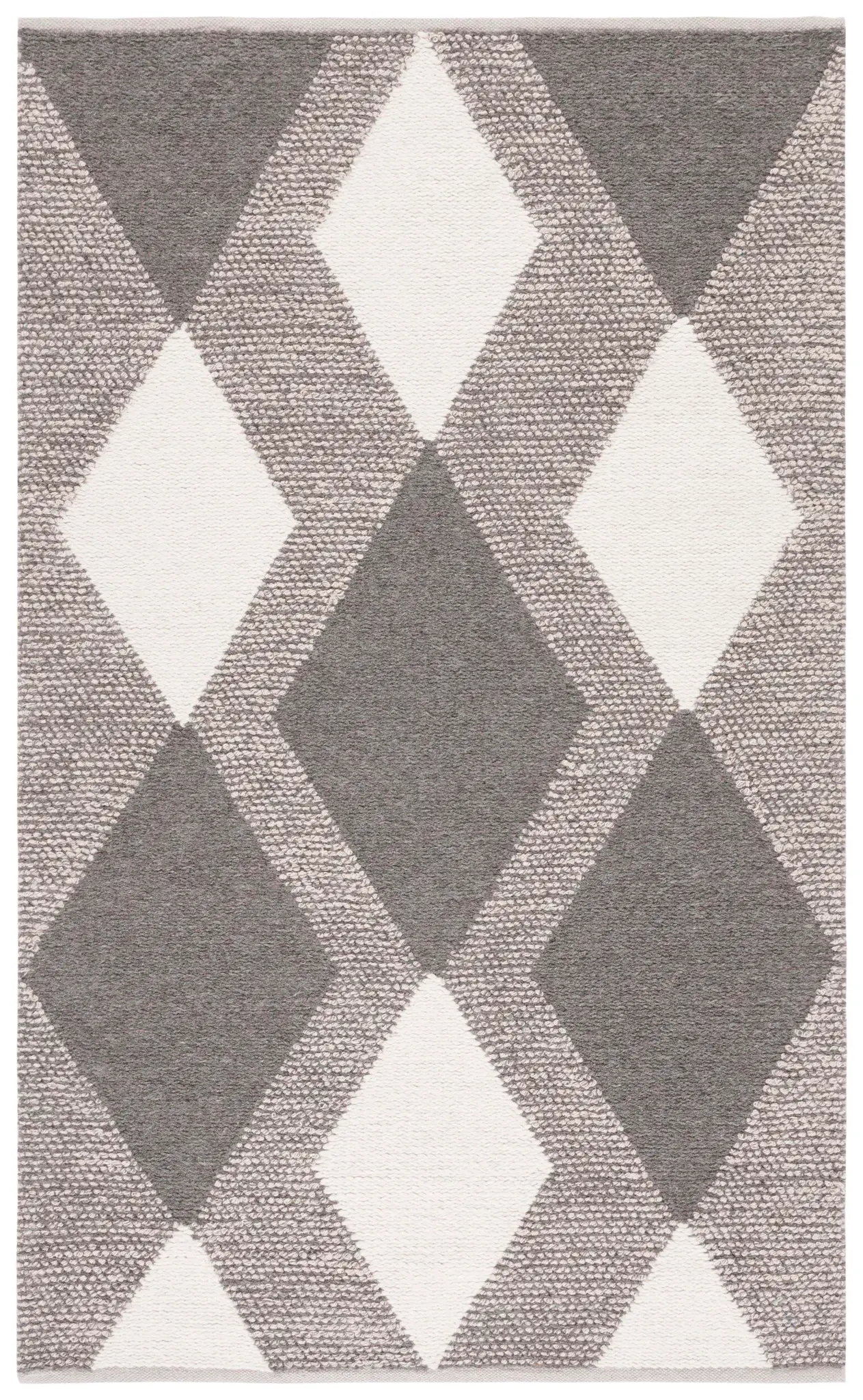 Natura Diamond Hand-Woven Wool Rug