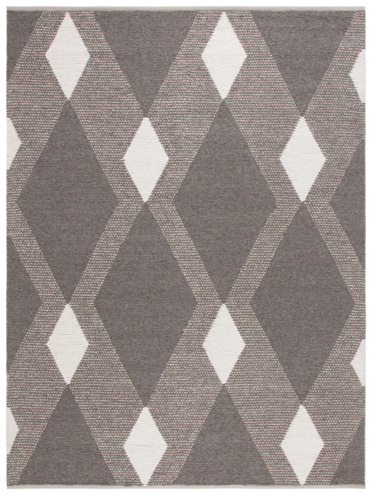 Natura Diamond Hand-Woven Wool Rug