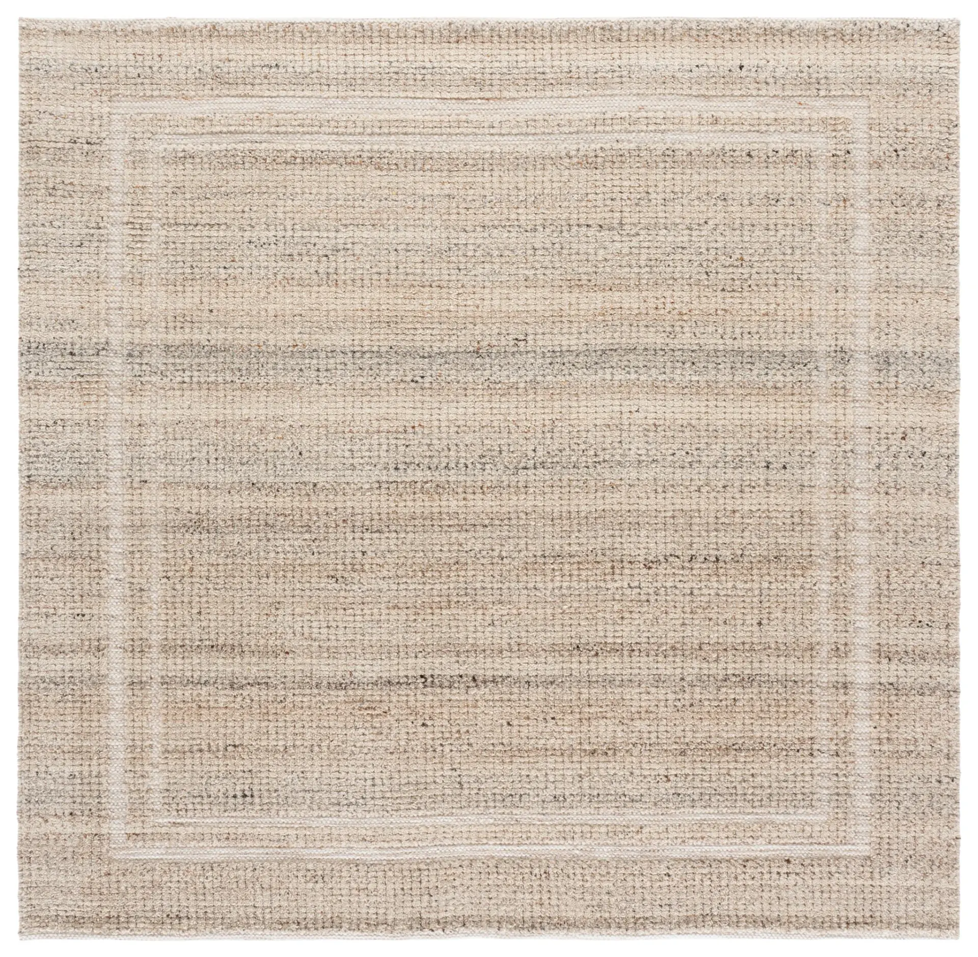 Natura Ribbed Hand-Loomed Wool Rug