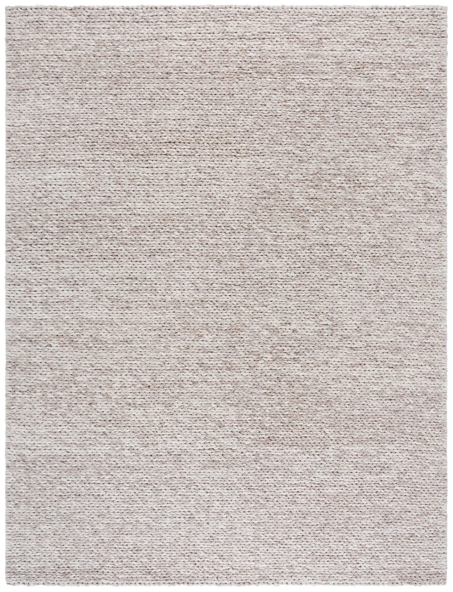 Natural Fiber Natura Braided Hand-Woven Wool Rug