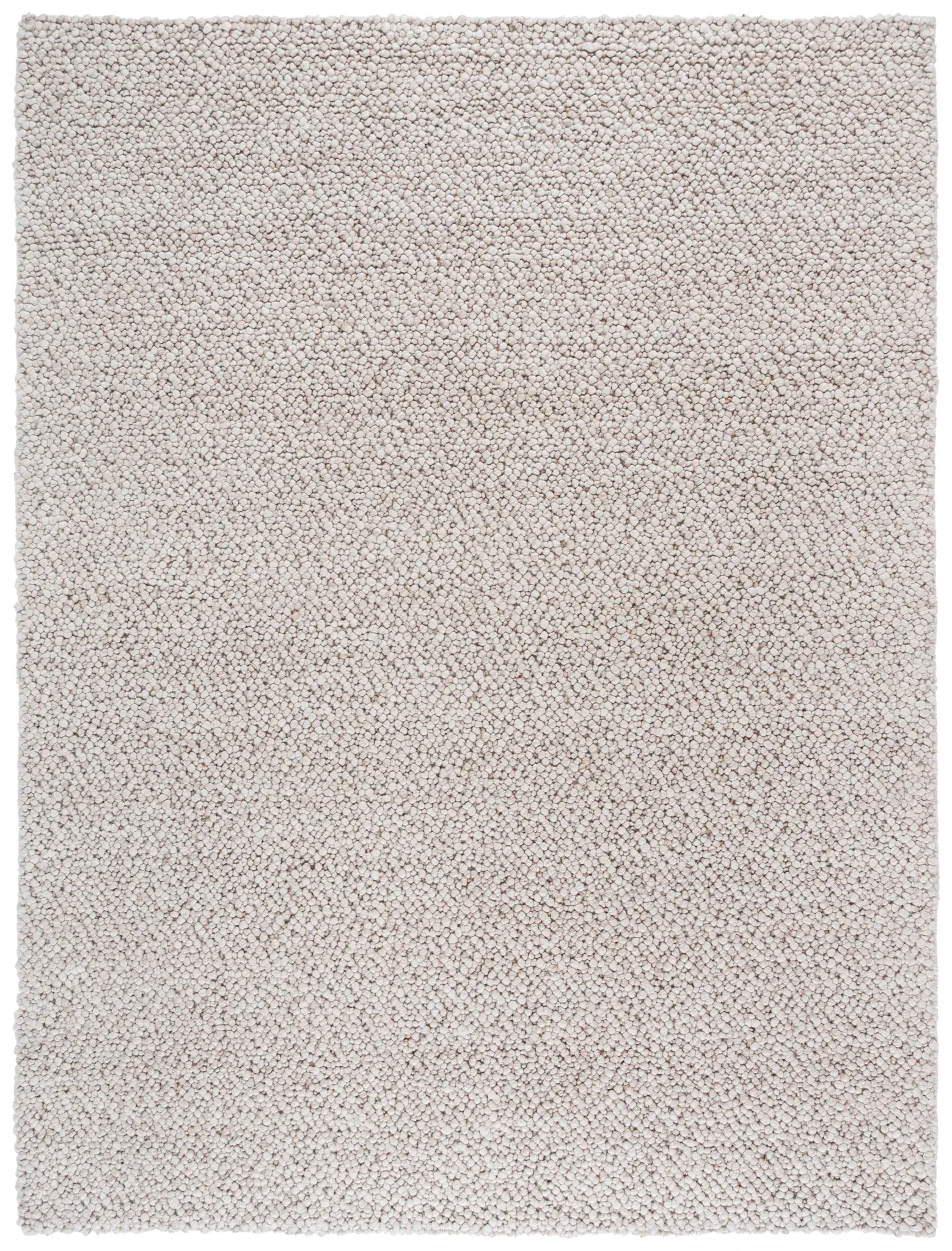 Natural Fiber Natura Pebbled Solid Hand-Woven Wool Rug