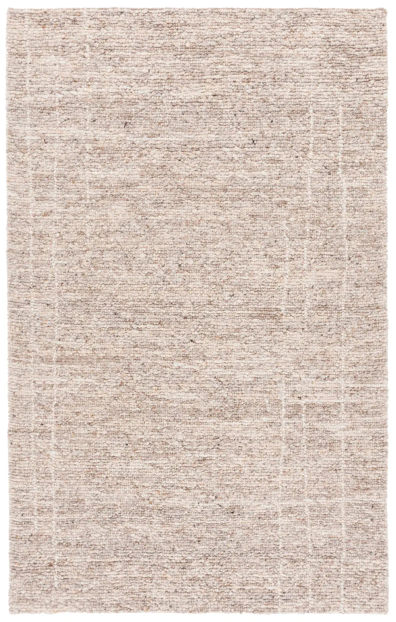 Natura Grid Hand-Woven Wool Blend Rug