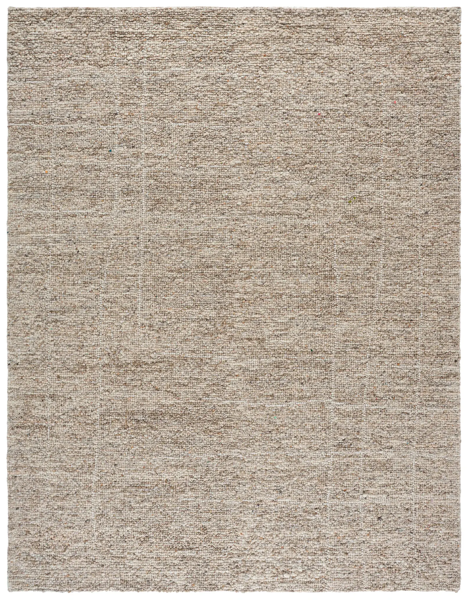 Natura Grid Hand-Woven Wool Blend Rug