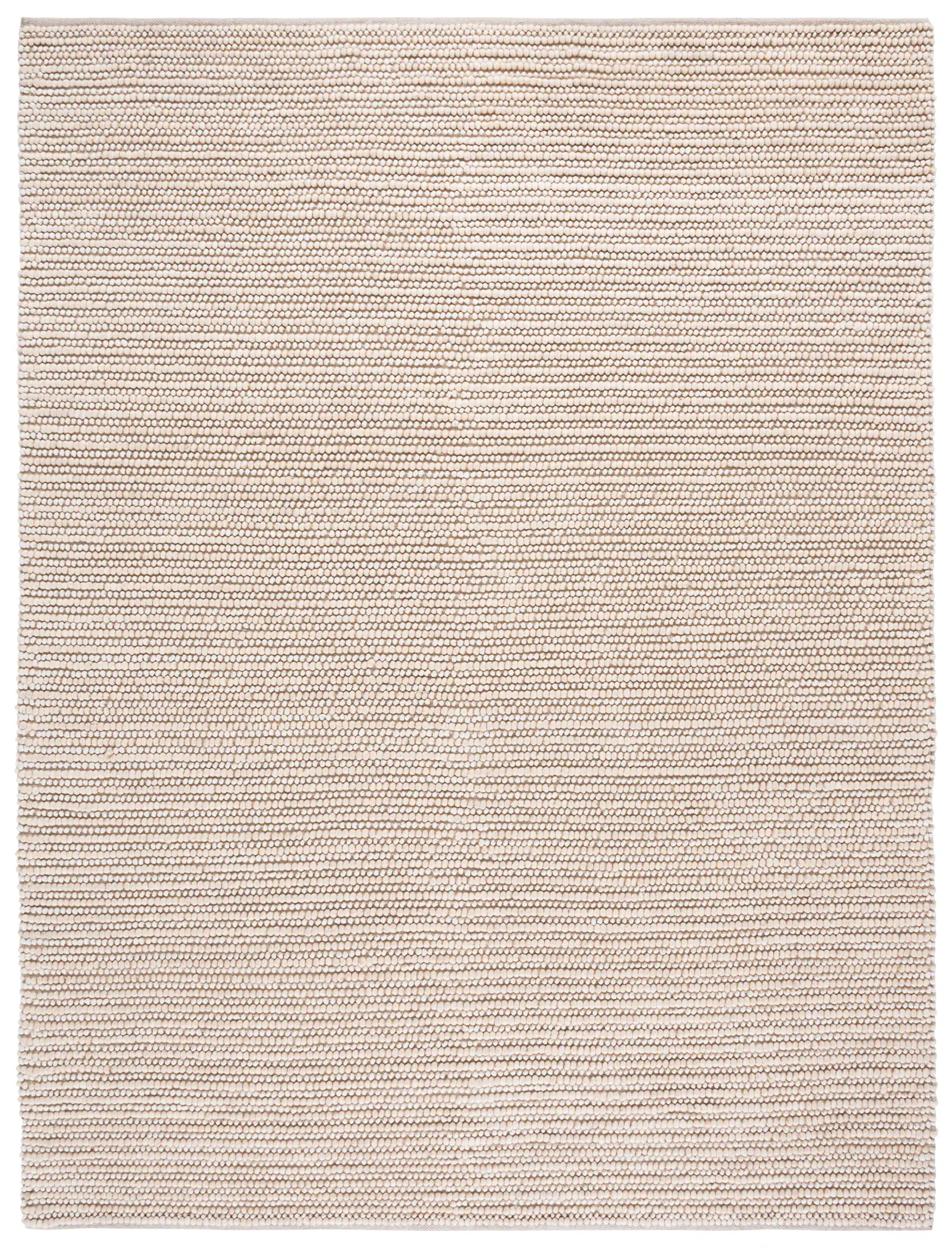 Natural Fiber Ribbed Stripe Flatweave Wool Rug