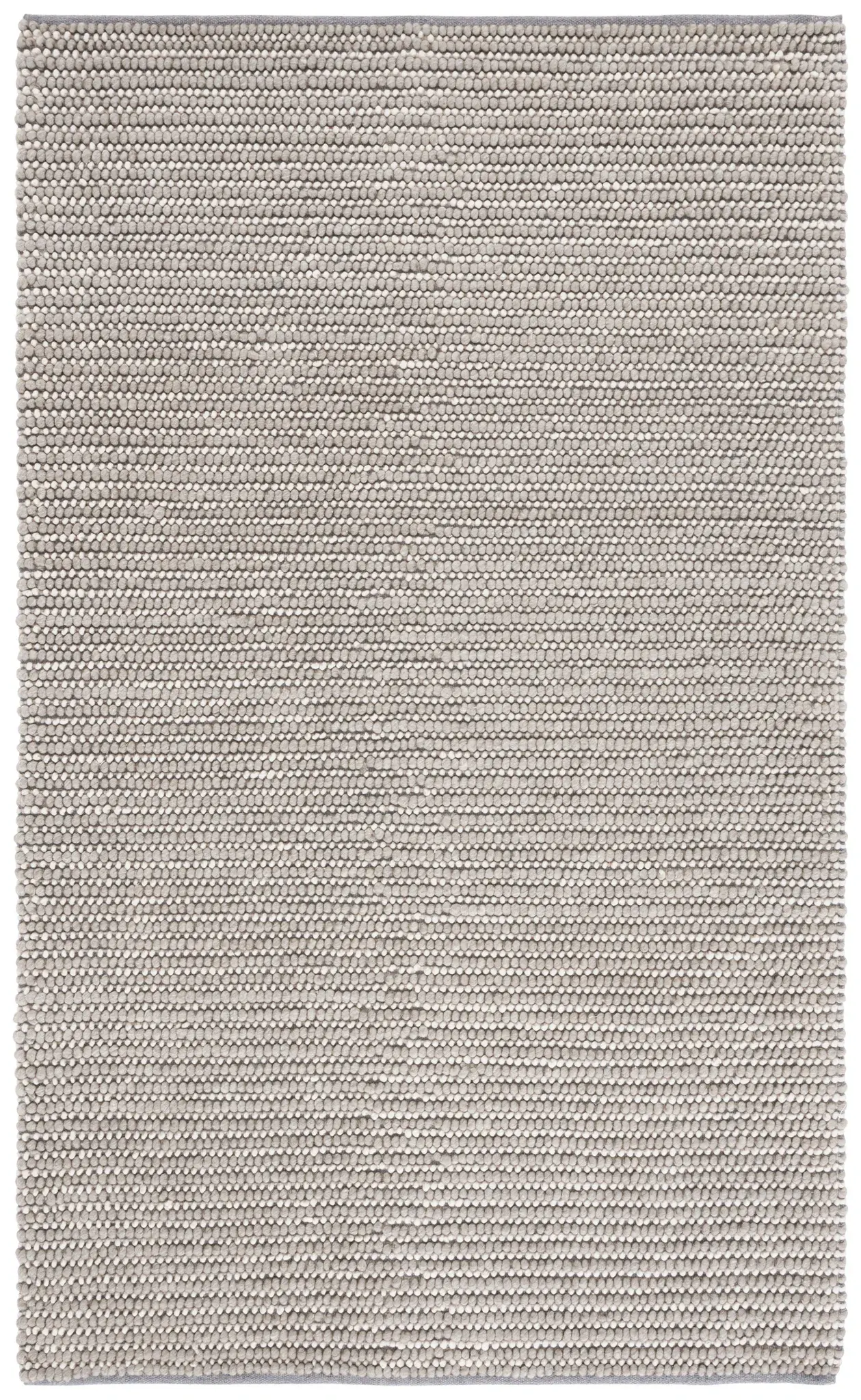 Natural Fiber Ribbed Stripe Flatweave Wool Rug