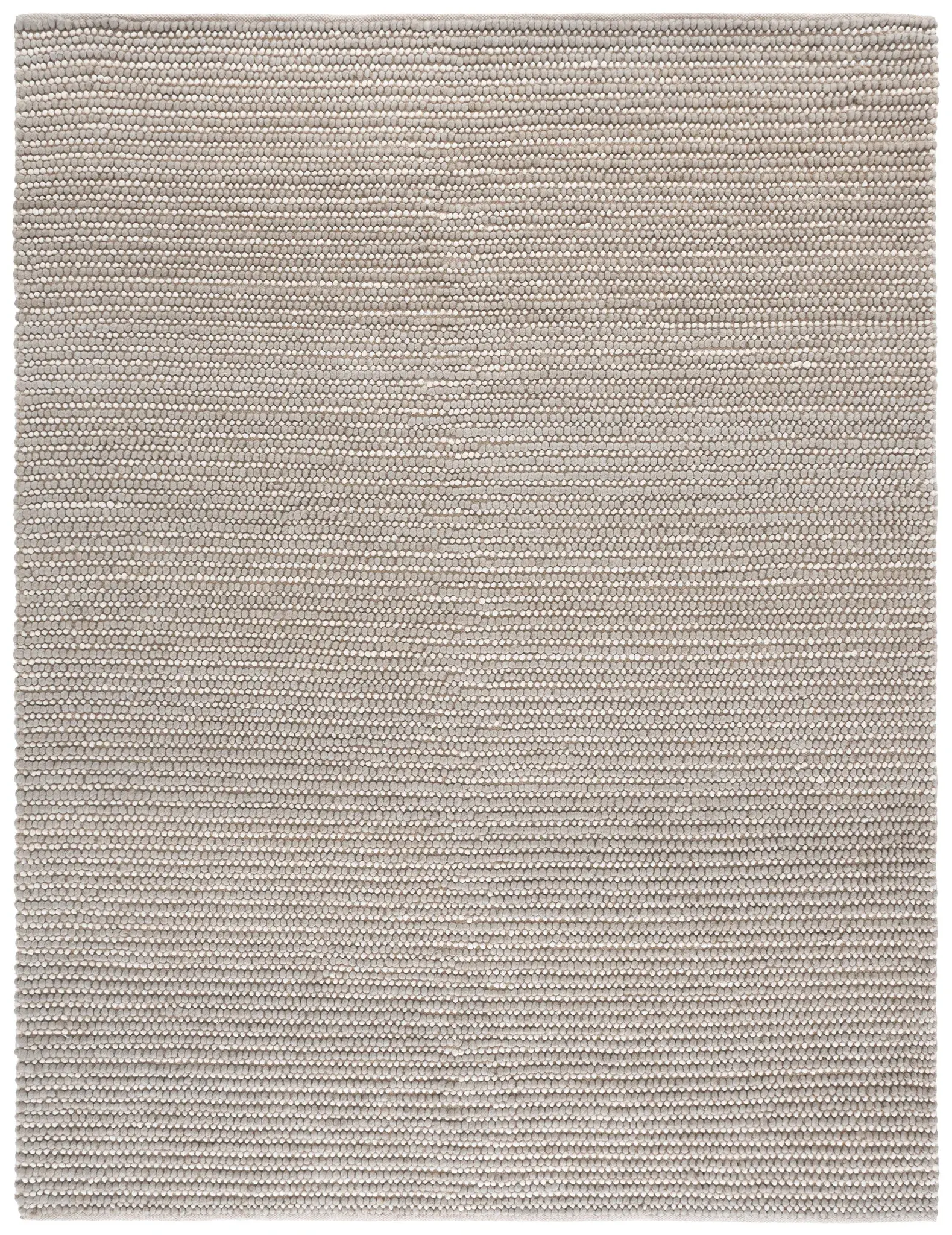 Natural Fiber Ribbed Stripe Flatweave Wool Rug