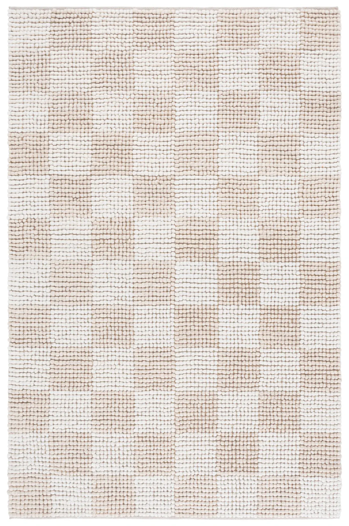 Natural Fiber Natura Checkerboard Flatweave Wool Rug