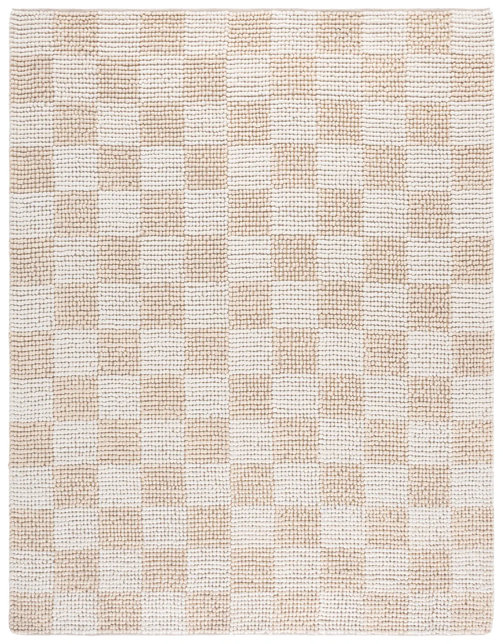 Natural Fiber Natura Checkerboard Flatweave Wool Rug