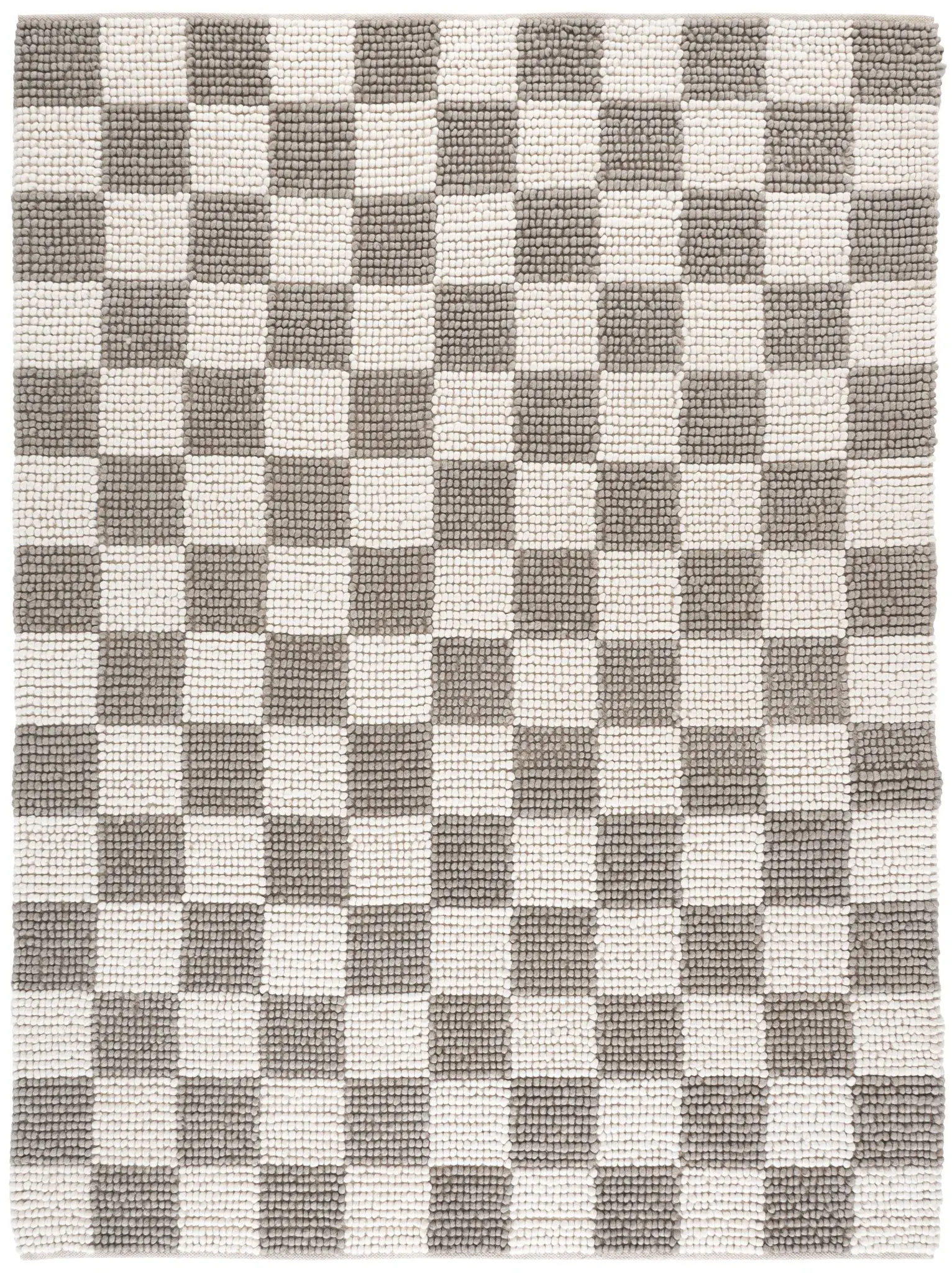 Natural Fiber Natura Checkerboard Flatweave Wool Rug