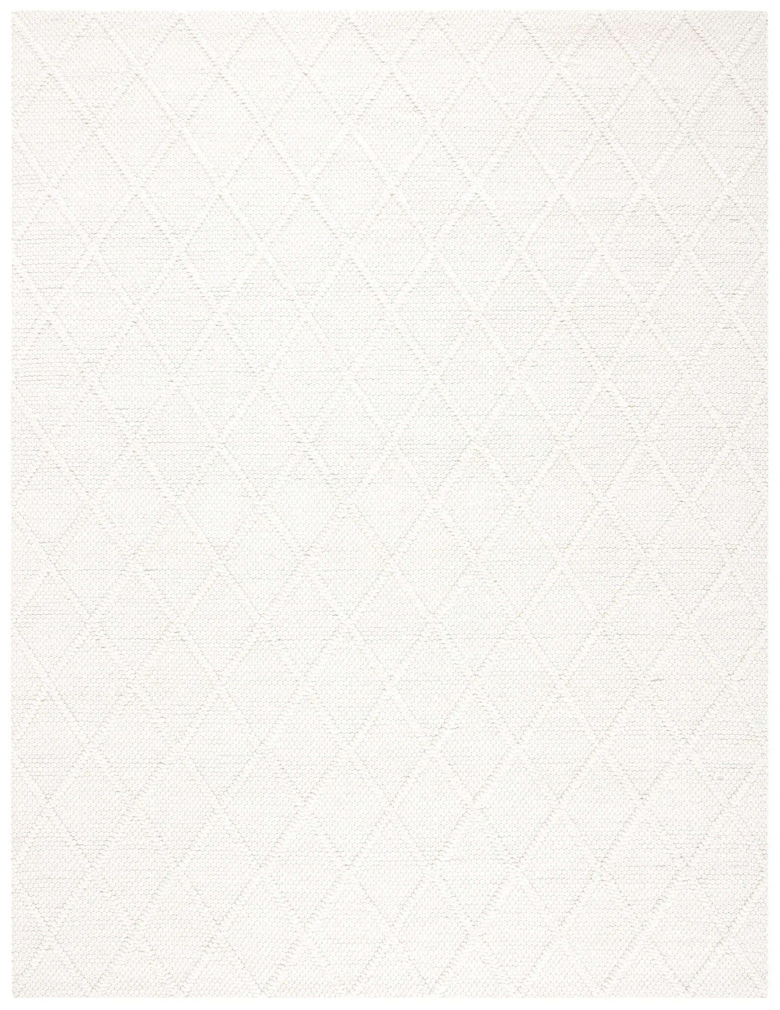 Natura Diamond Hand-Woven Wool Blend Rug