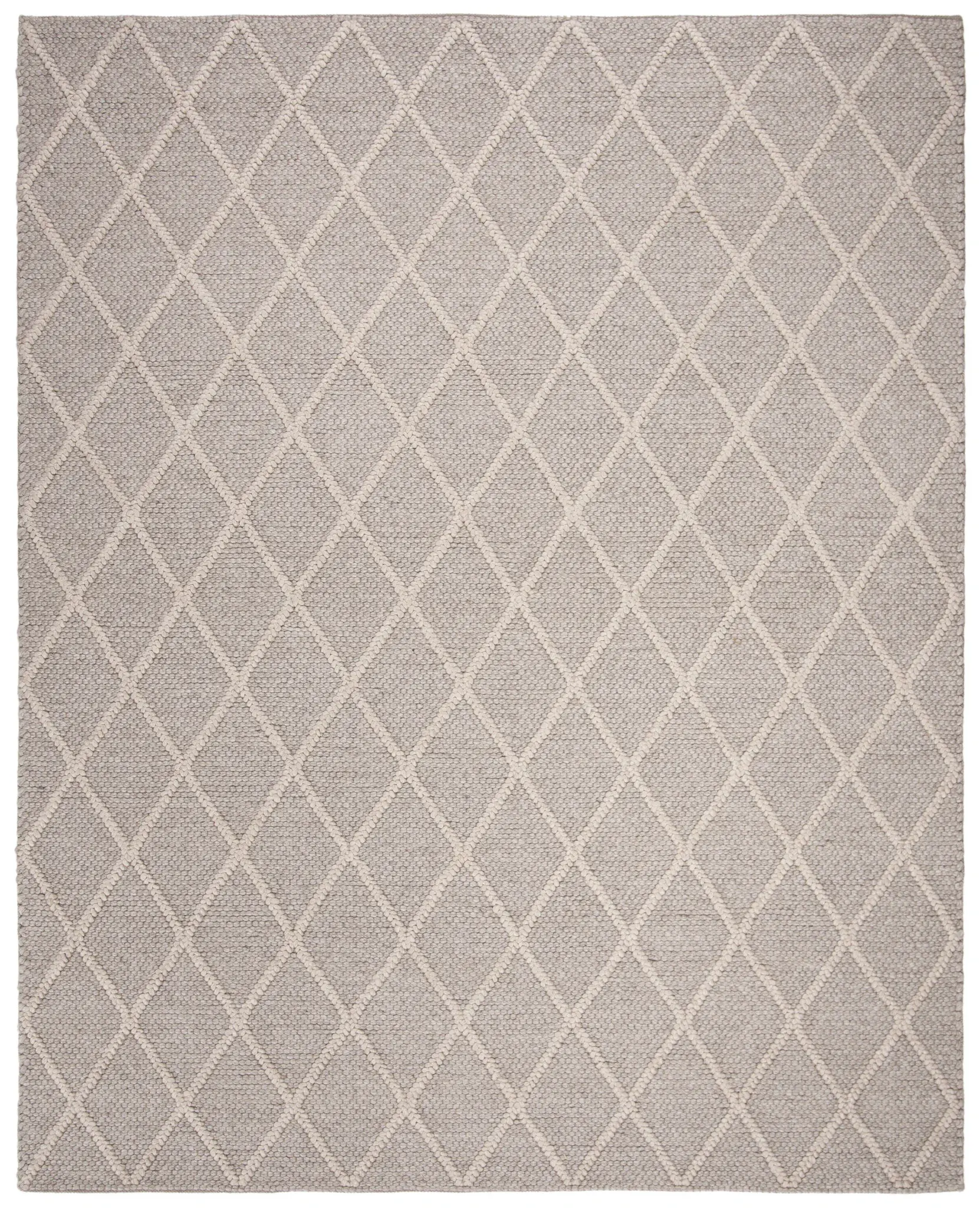 Natura Diamond Hand-Woven Wool Blend Rug