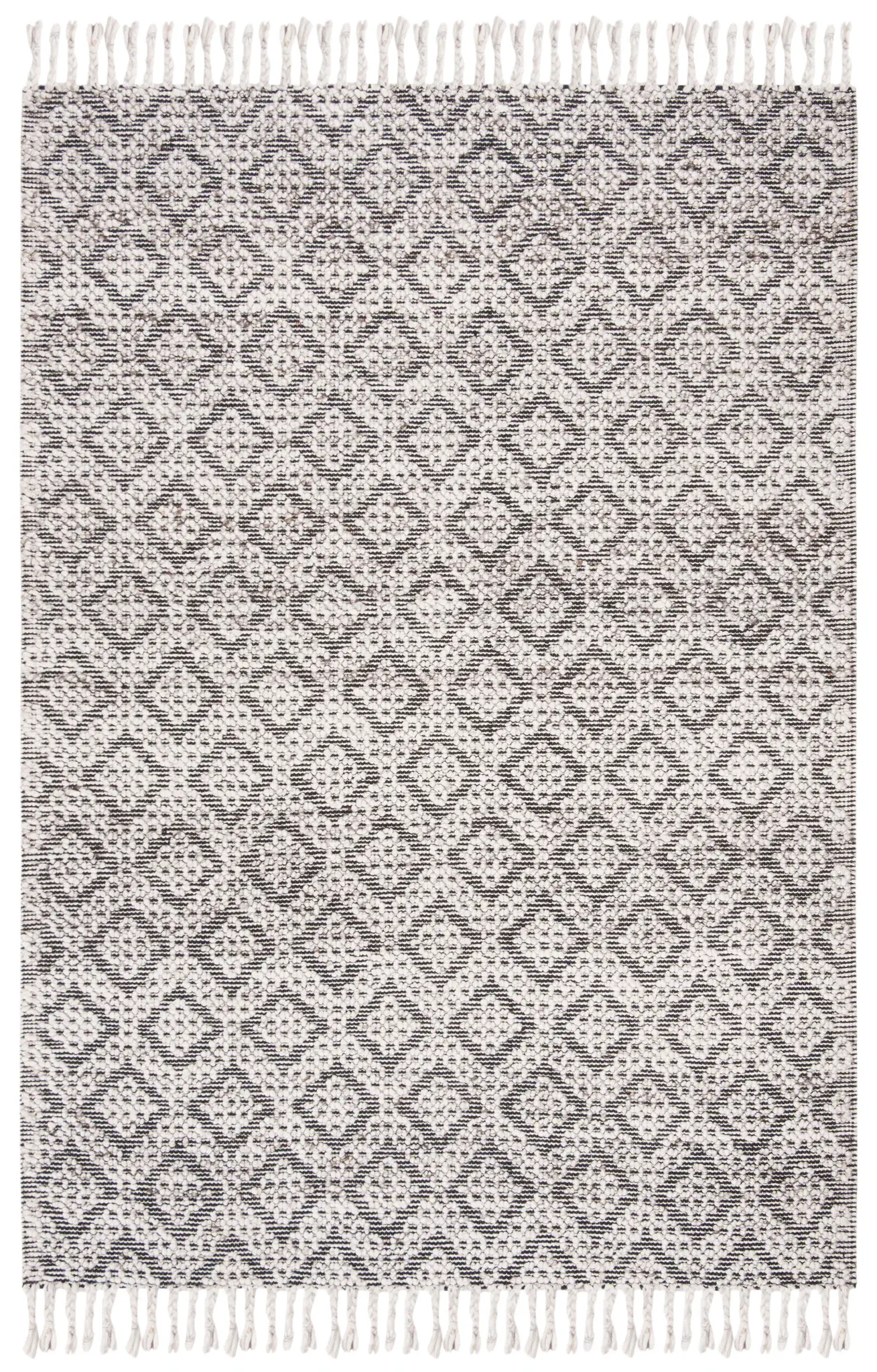Natura Small-Scale Diamond Hand-Woven Rug