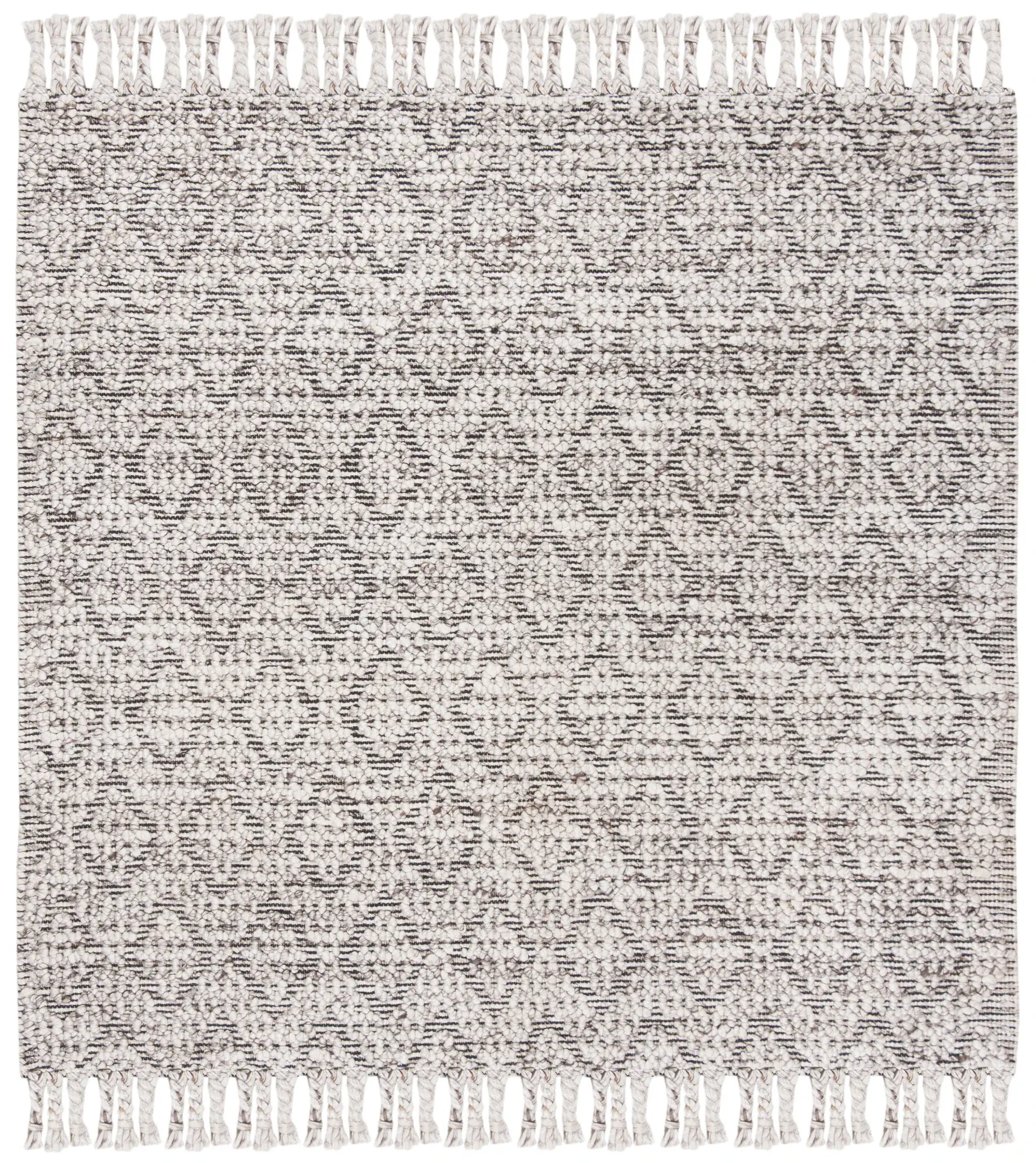 Natura Small-Scale Diamond Hand-Woven Rug