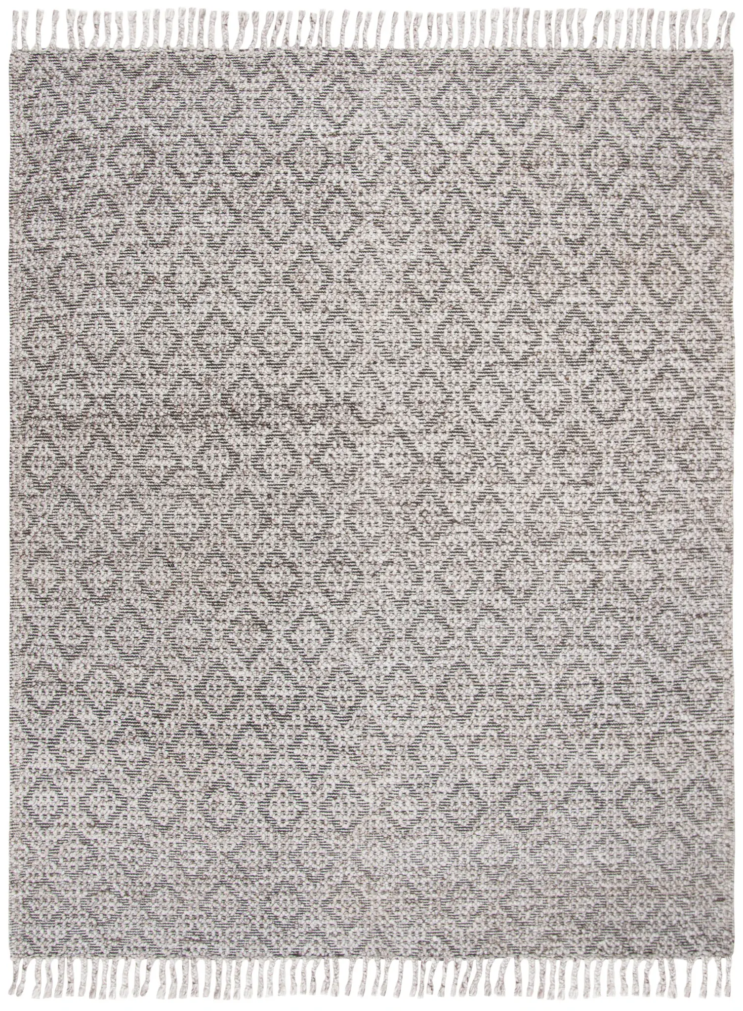Natura Small-Scale Diamond Hand-Woven Rug