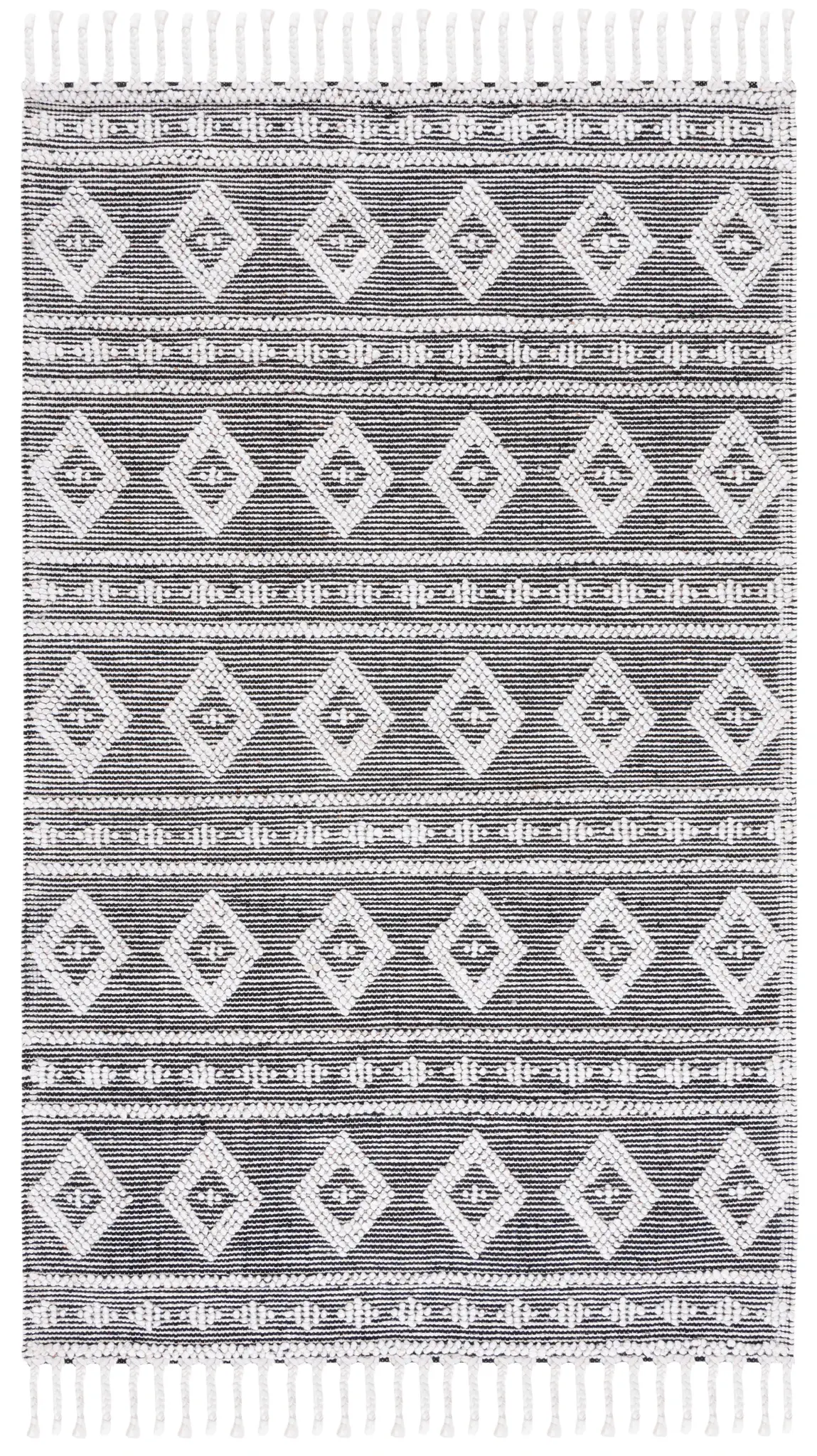 Natura Tribal Banded Diamond Hand-Woven Rug