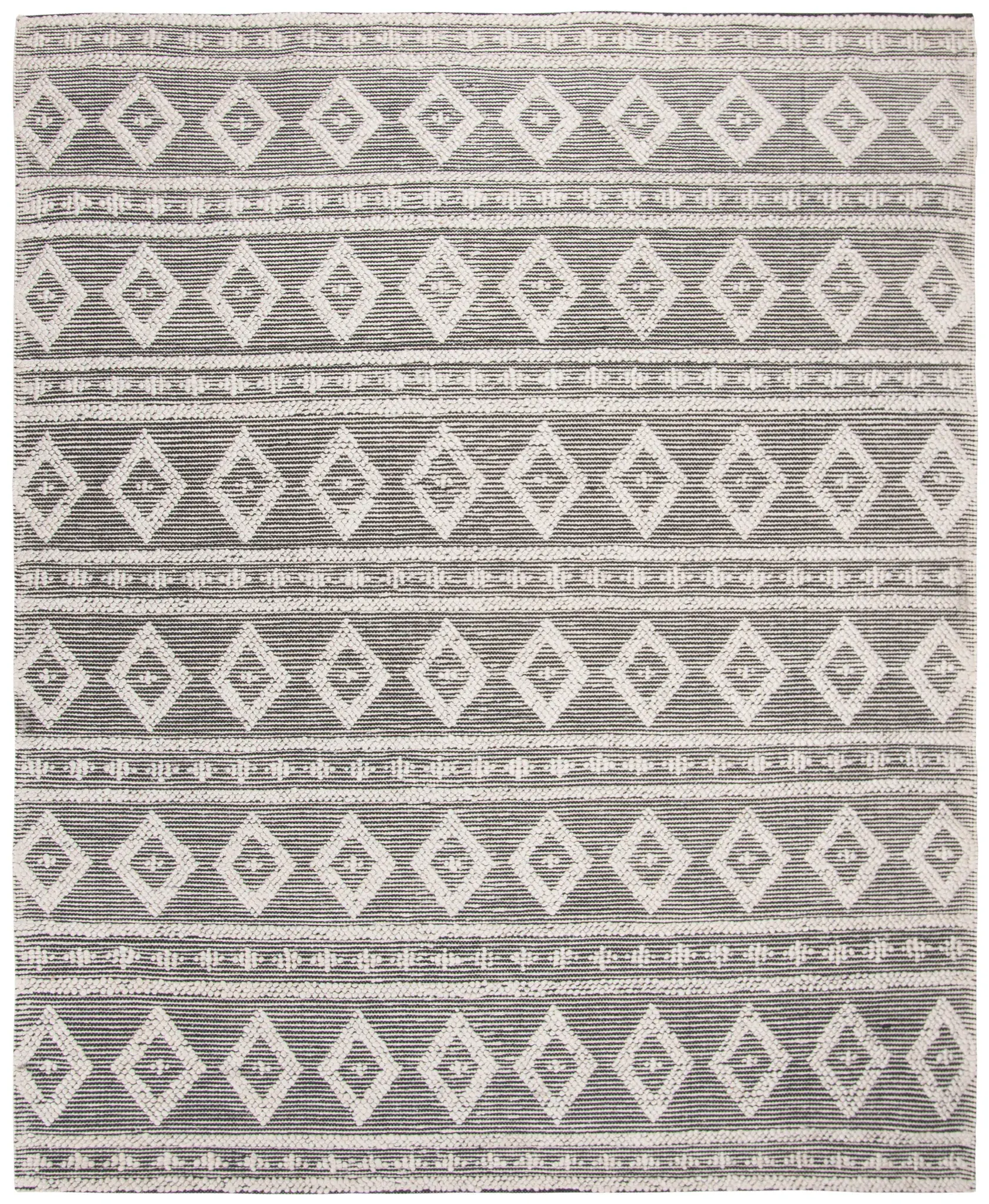 Natura Tribal Banded Diamond Hand-Woven Rug