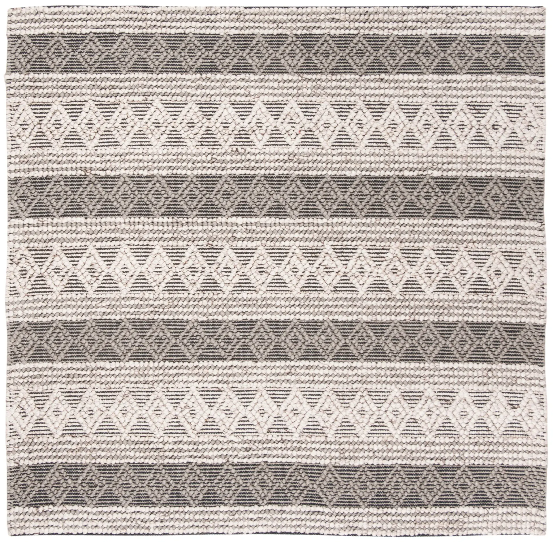 Natura Nested Diamond Stripe Hand-Woven Rug