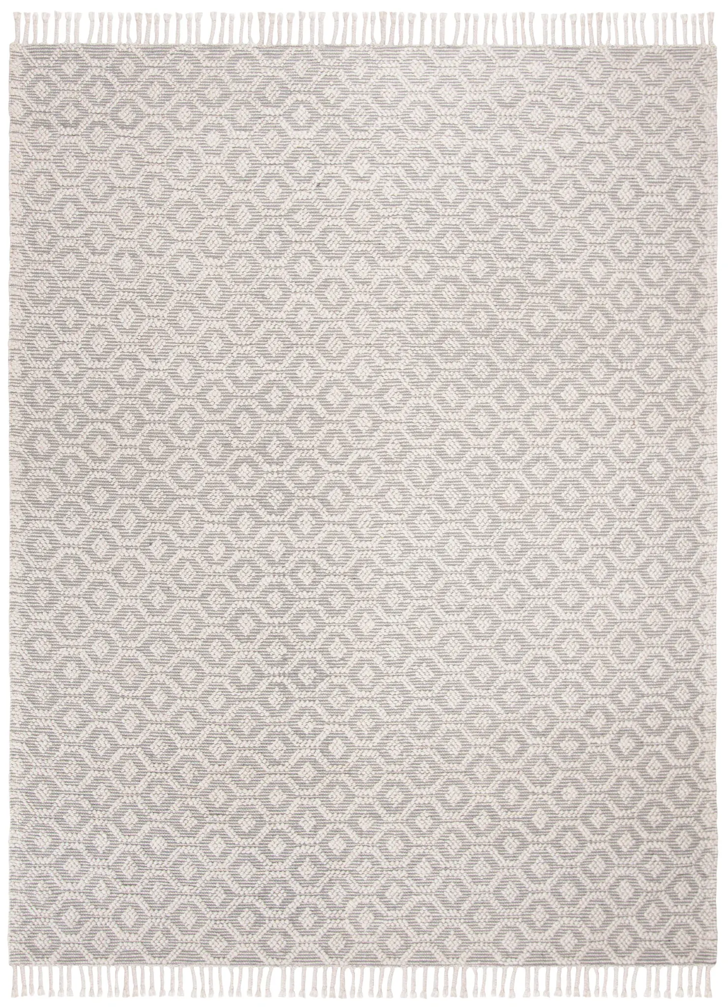 Natura Small-Scale Diamond Hand-Woven Rug