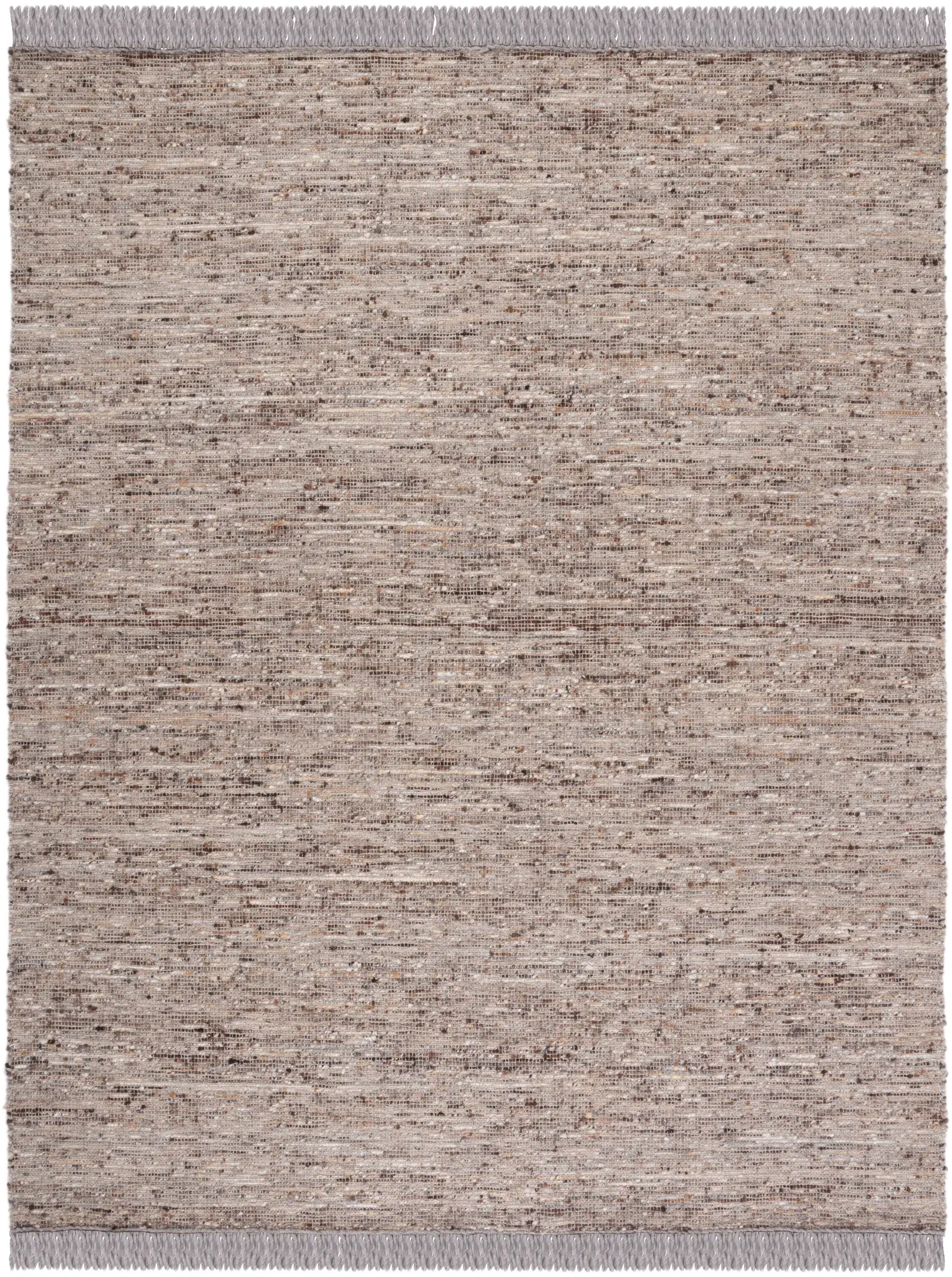 Natura Heathered Solid Hand-Woven Wool Rug