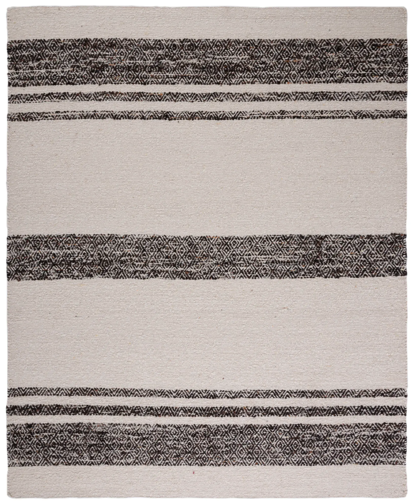 Natura Tribal Banded Hand-Woven Wool Rug