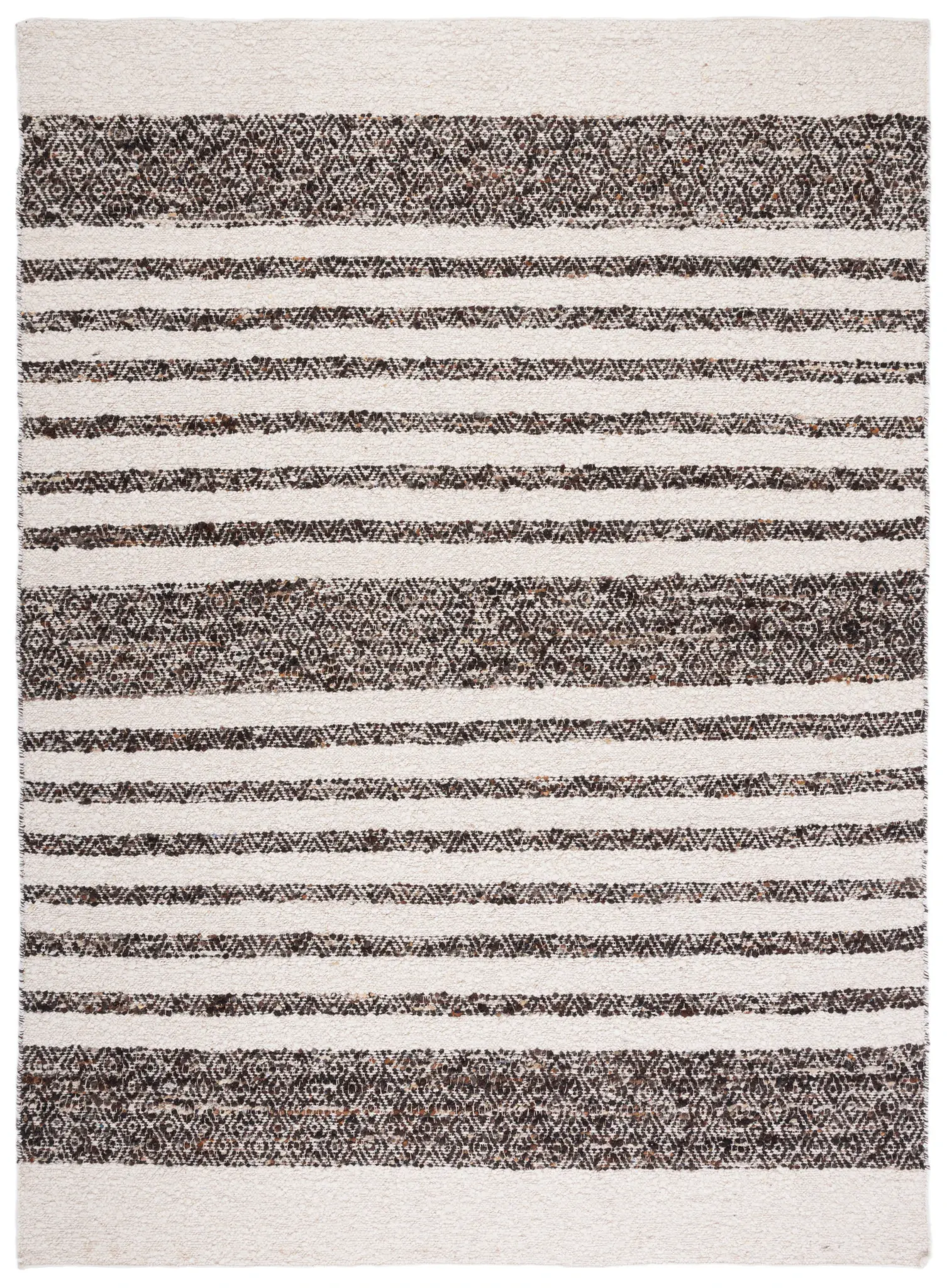Natura Tribal Stripe Hand-Woven Wool Rug