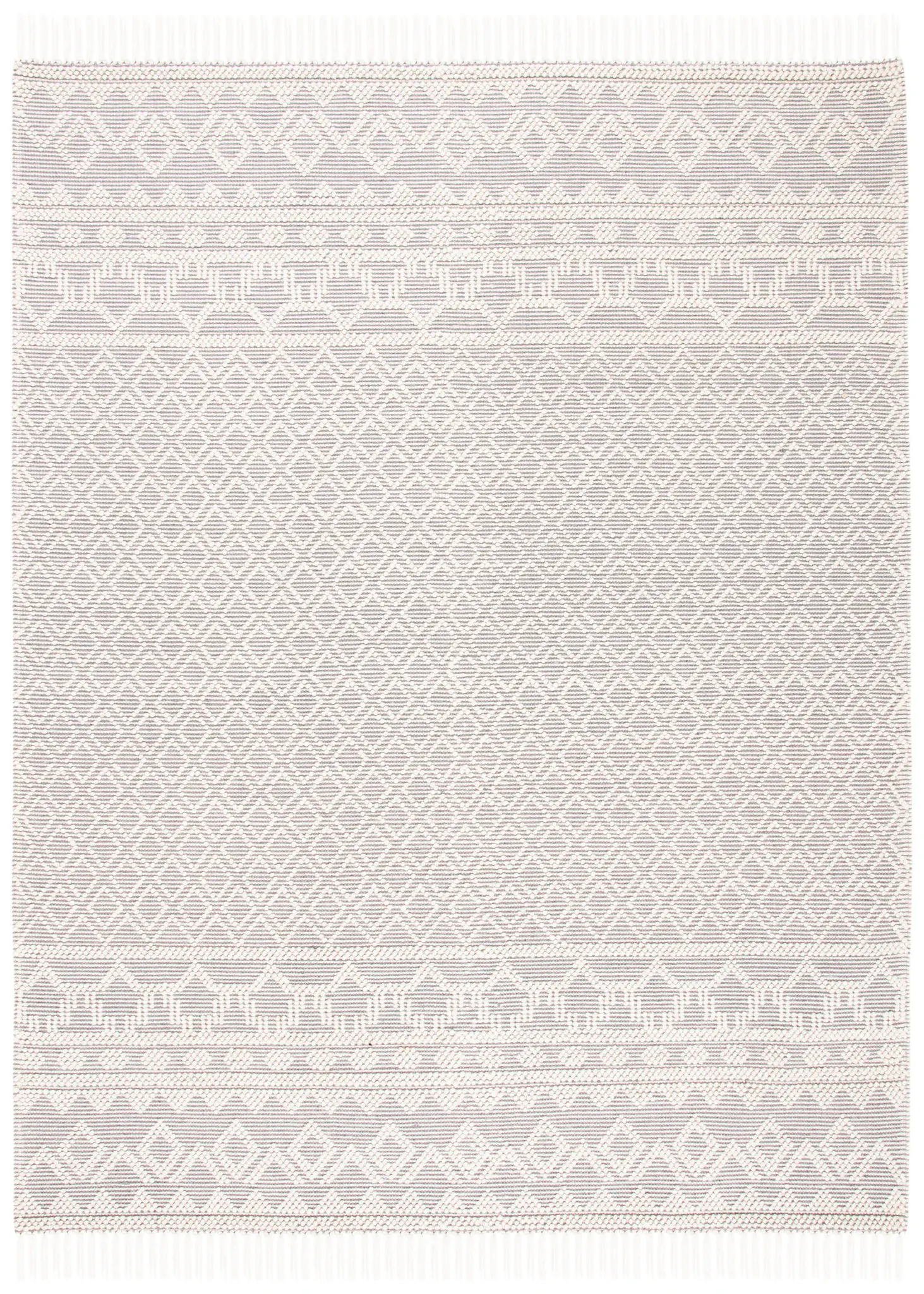 Natura Banded Diamond Hand-Loomed Rug