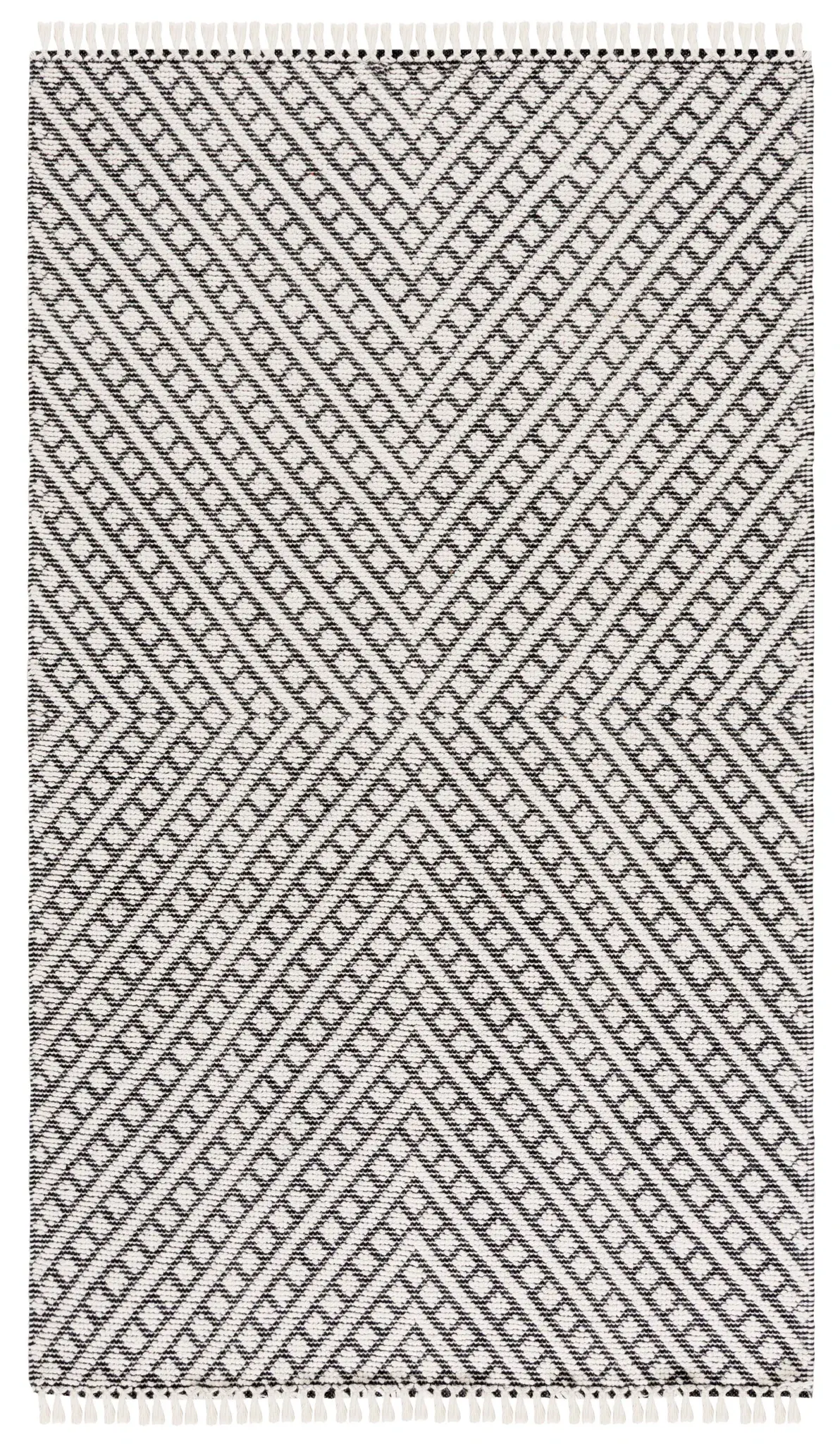 Natura Concentric Chevron Hand-Loomed Wool Rug